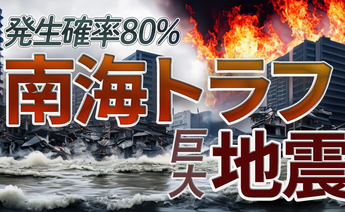 南海トラフ地震 Youtubeサムネイル(シンプル)