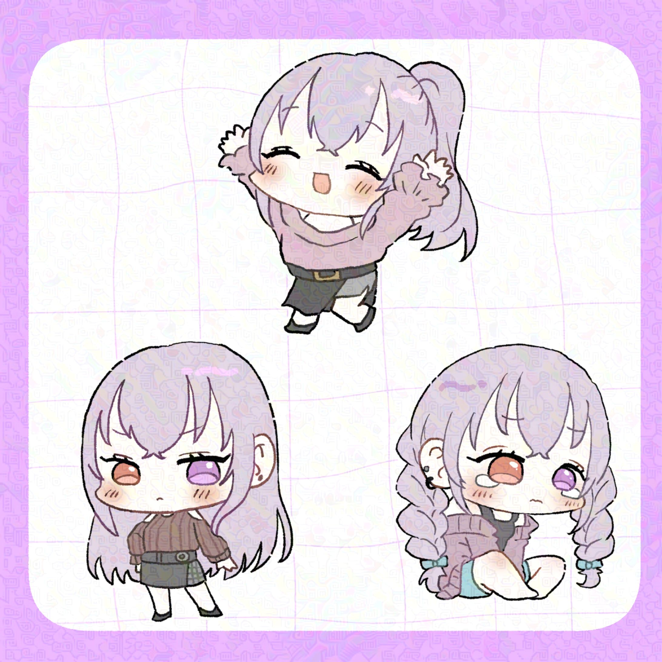 ゆきんこ様 ゆる絵3点-1