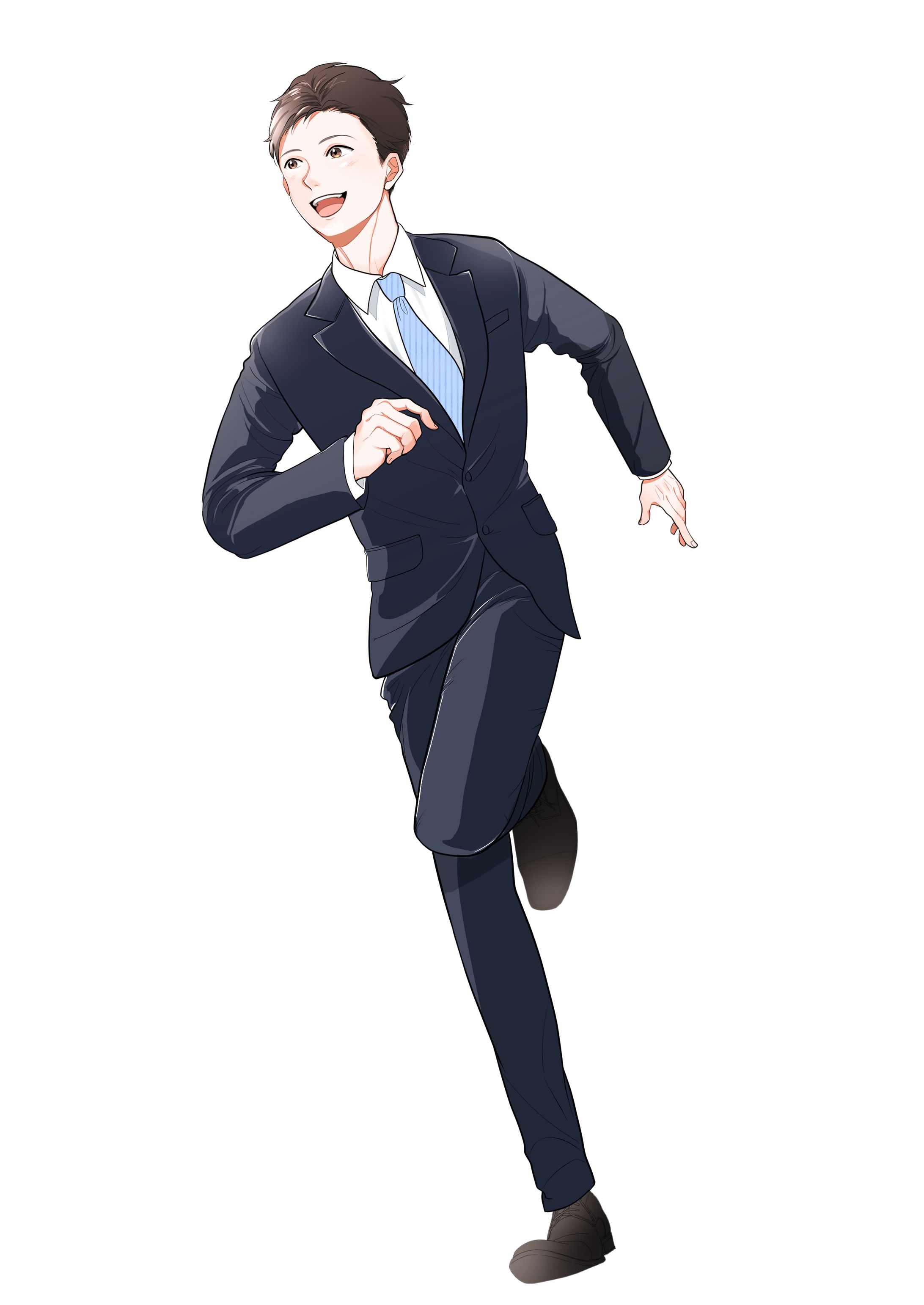 【カットイラスト】若手ビジネスマン-1