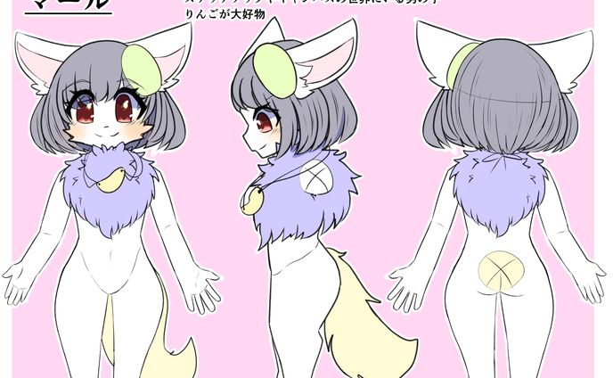 キャラクターデザイン【立ち絵】