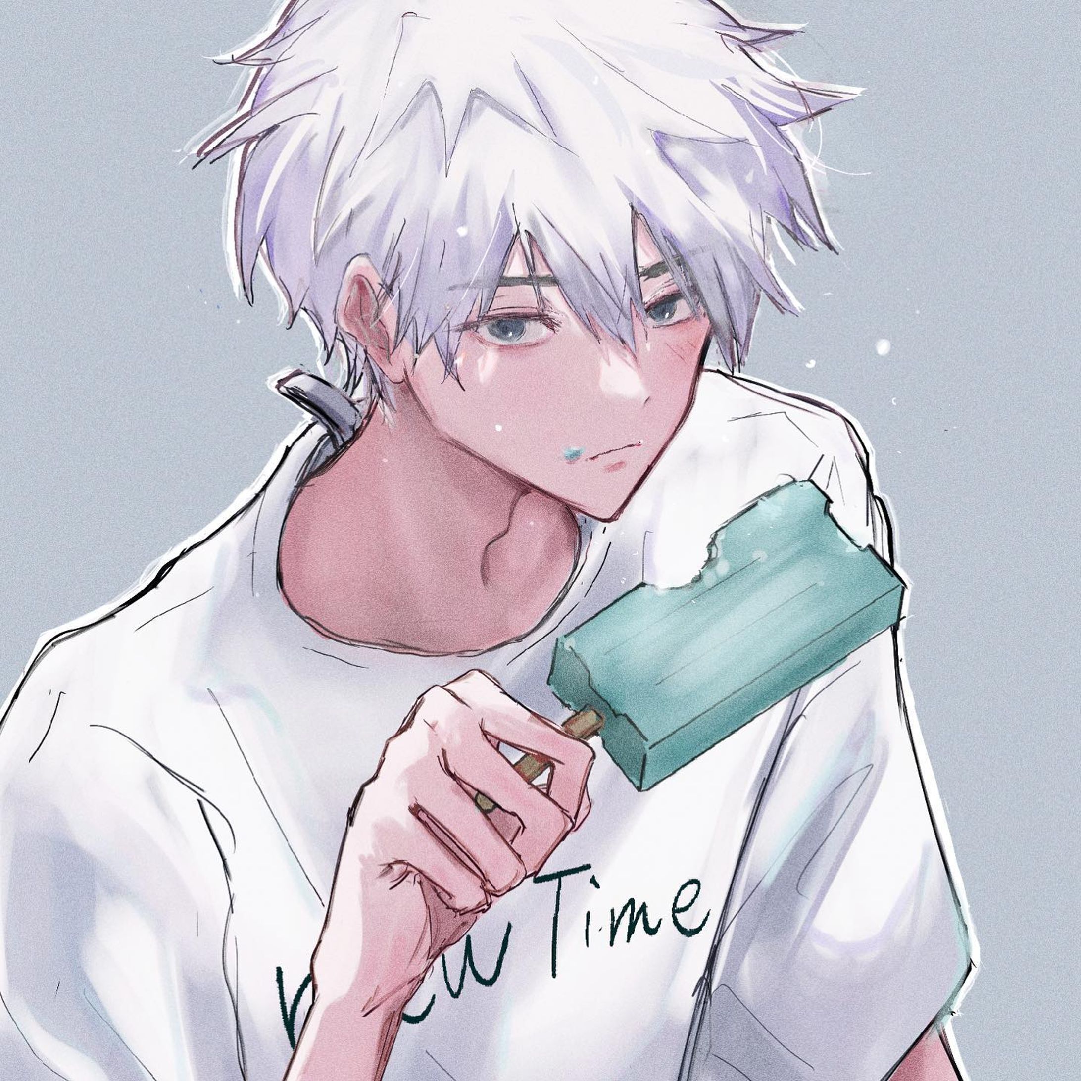 全身練習
時光代理人のヒカル。

いつも使わないペンで描いてみたら、少し納得いかない感じになってしまってトキより時間がかかってしまいました。うぬぬ、。反省できたからよしとします。
次はもう少しかっこよくかきたいです。

ヒカルのアイスの横食べが印象的で、こう食べると美味しいのかなって最近真似して食べてしまいます。見てる作品に影響されがちです。
ガリガリくんのスモモ味とても美味しくて3個追加で買いました🧊梨味とチョコミント味くらいおススメです。

#時光代理人
#linkclick
#时光代理人
#陸光

#illustration
#illustrater
#插图 #イラスト #イラストレーター 
 #드로잉네일 

　#procreate #illustgram  #イラストグラム 
　#いらすと #絵 #絵描き #絵が好きな人と繋がりたい #軽美術部のみんなでフォローし合おう 

#anime
 @keivi.jp
#시광대리인-1