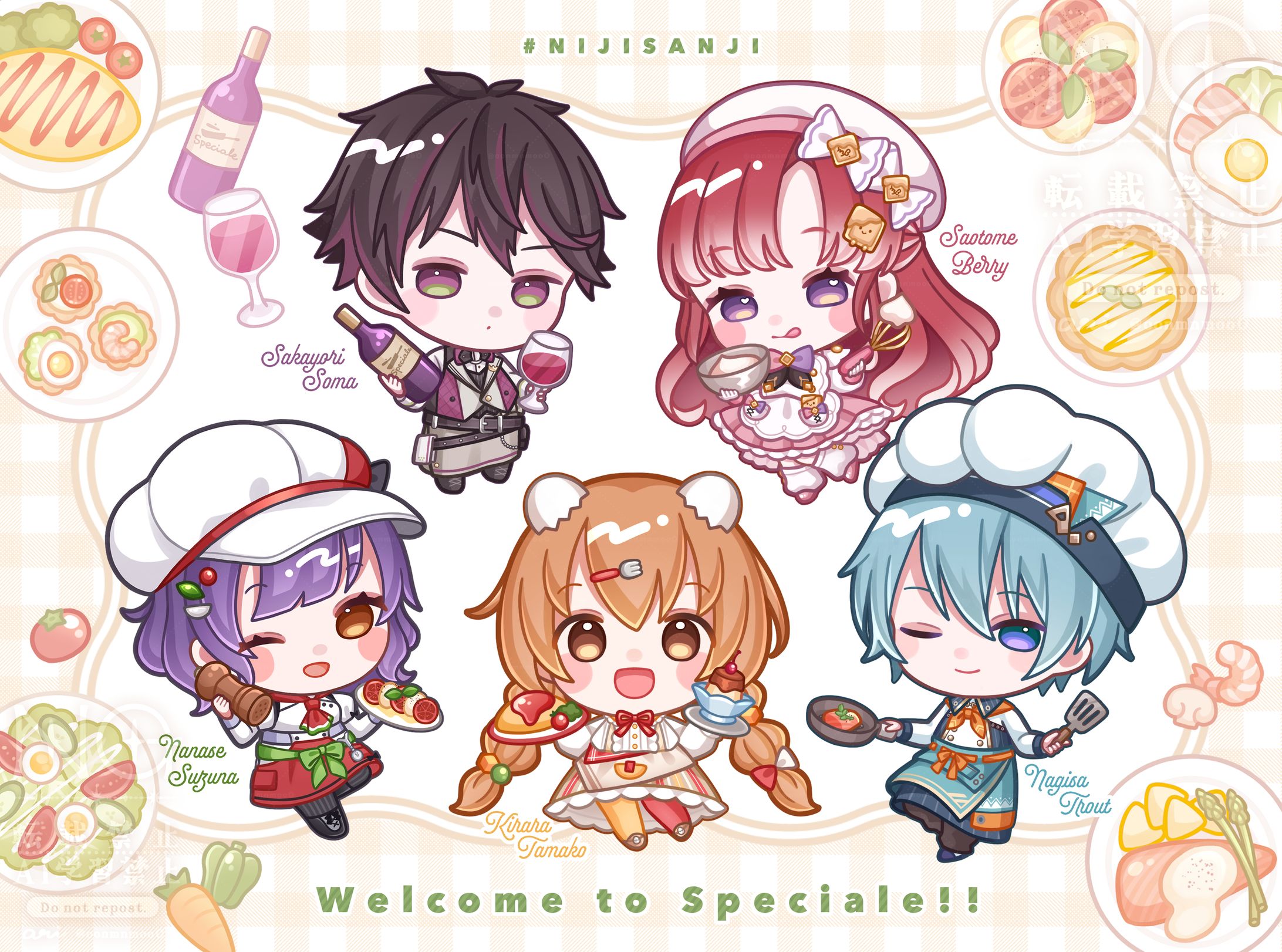 Fan art┊ミニキャライラスト┊にじさんじ-1