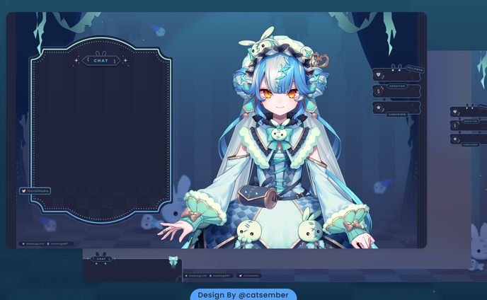 VTuber Overlays Desgin