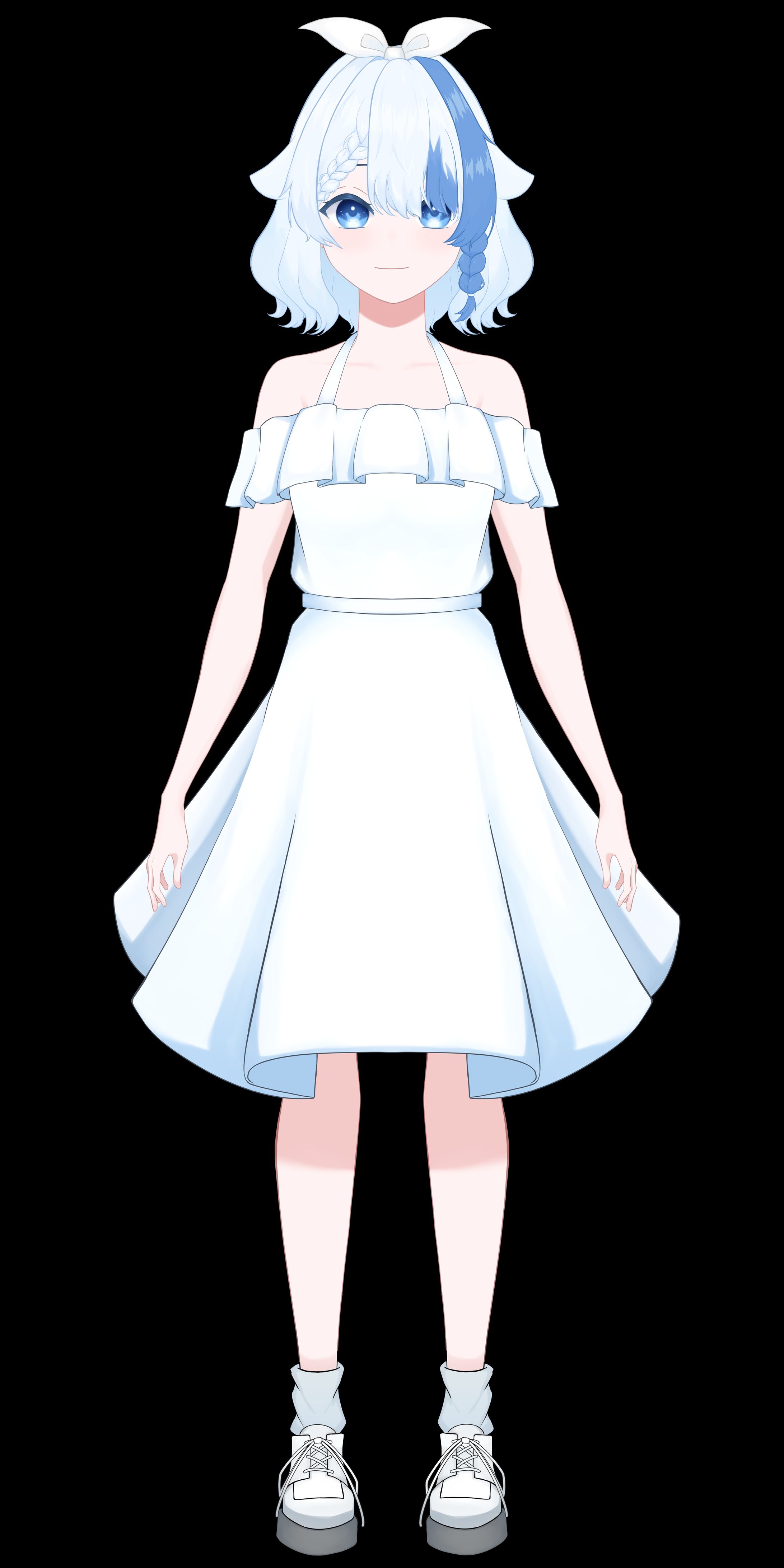 【live2dモデル】夏目そると 夏服新衣装-1