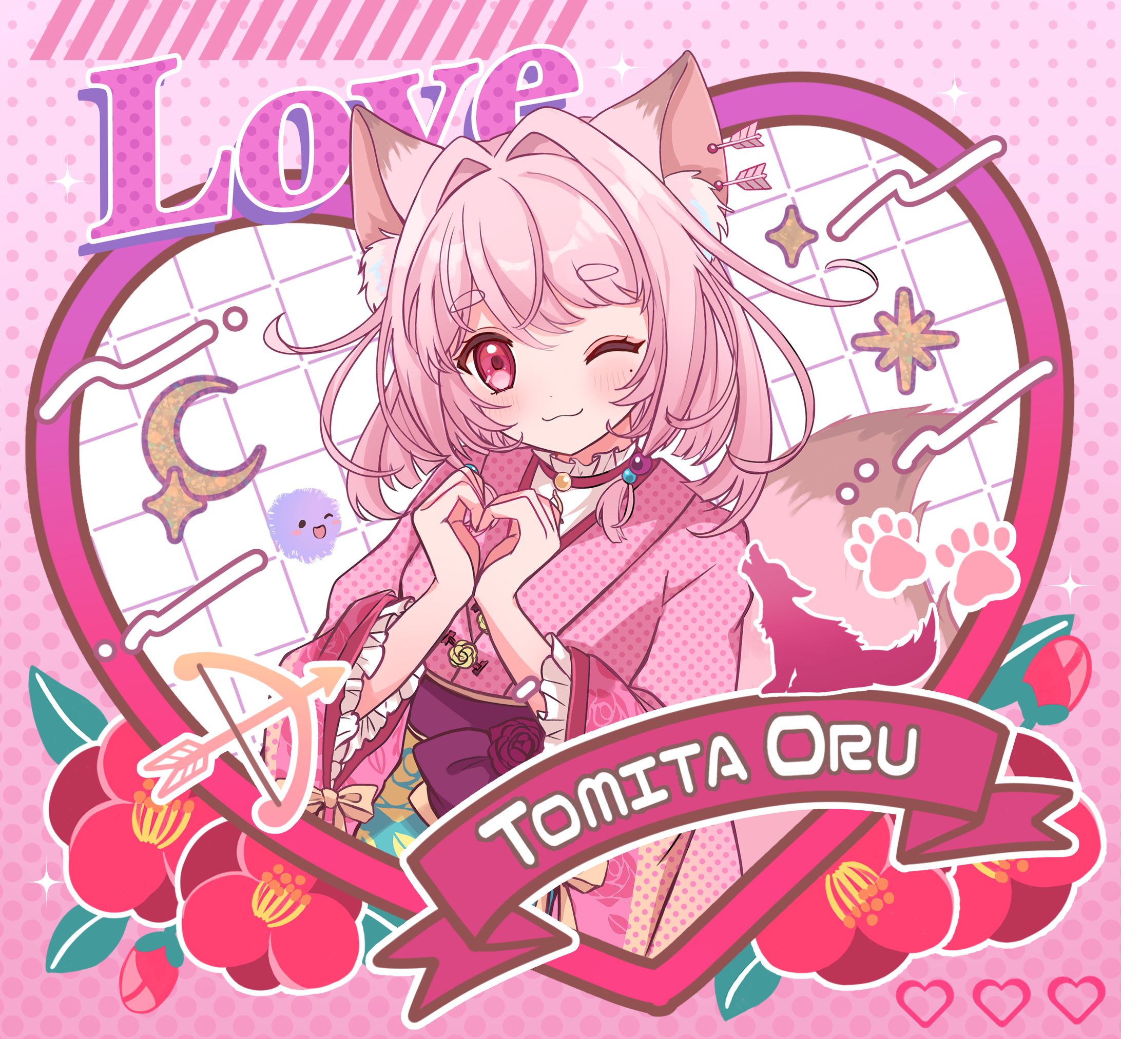 グッズ用イラスト•立ち絵　富田オル様-1