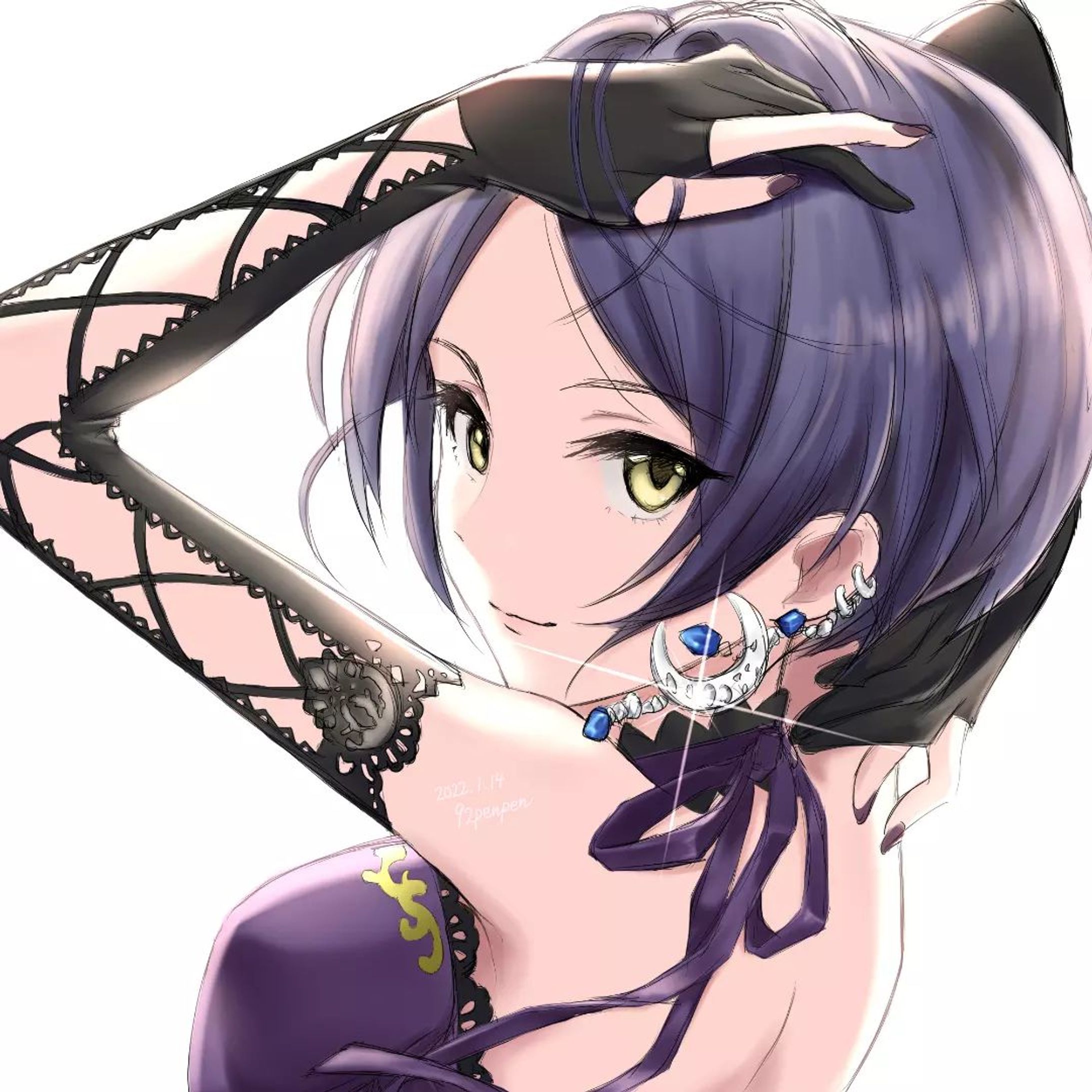 久しぶりのお絵描き♪
#速水奏 
#アイドルマスターシンデレラガールズ
#イラスト 
#いらすとぐらむ 
#illustration
#イラスト好きと繋がりたい 
#絵描きさんとつながりたい 
#模写-1