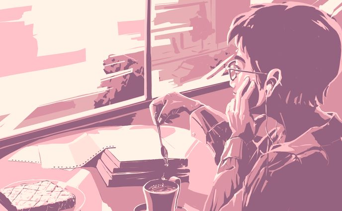 【イラスト】sugar toast
