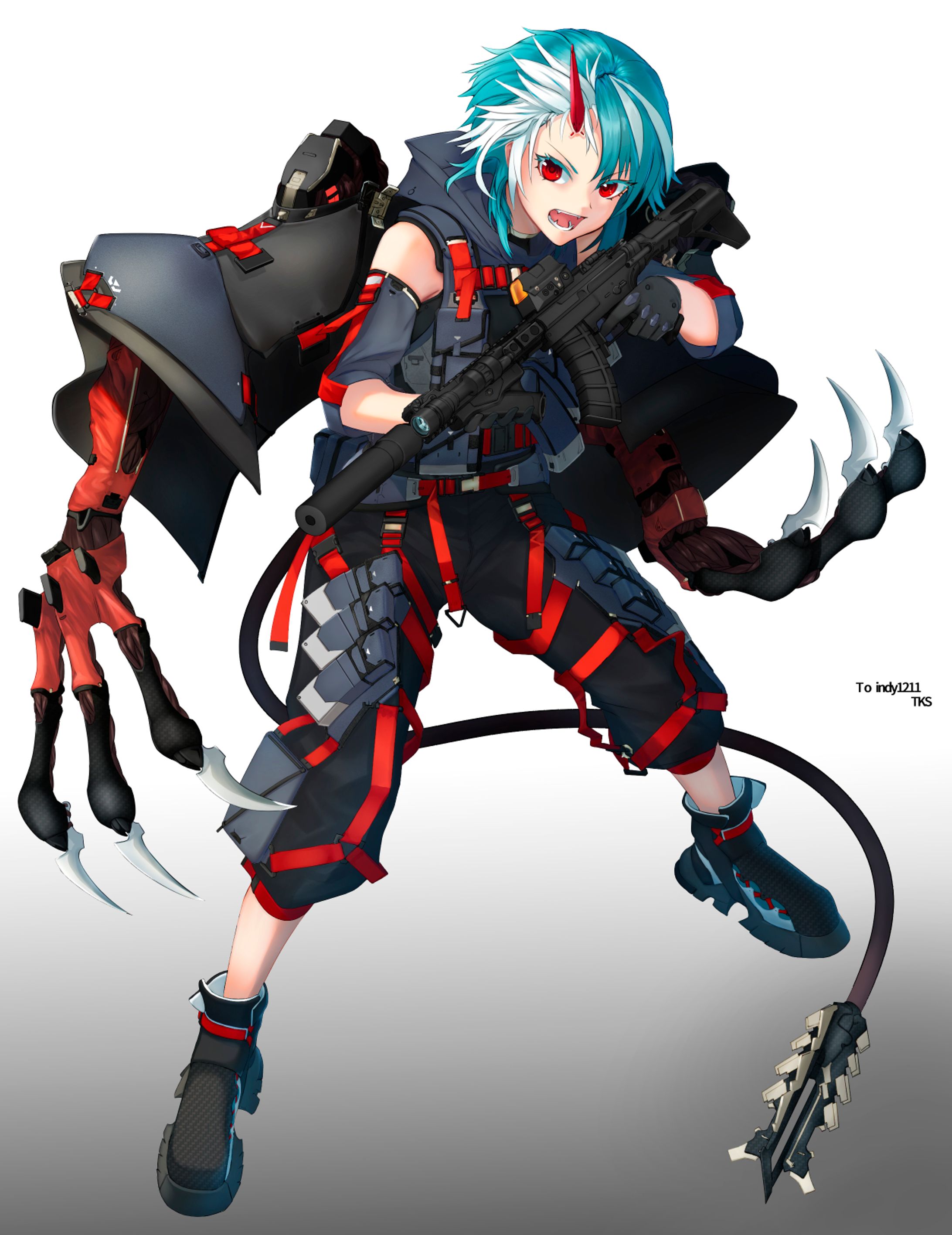 skeb　依頼品　キャラクターデザイン-1
