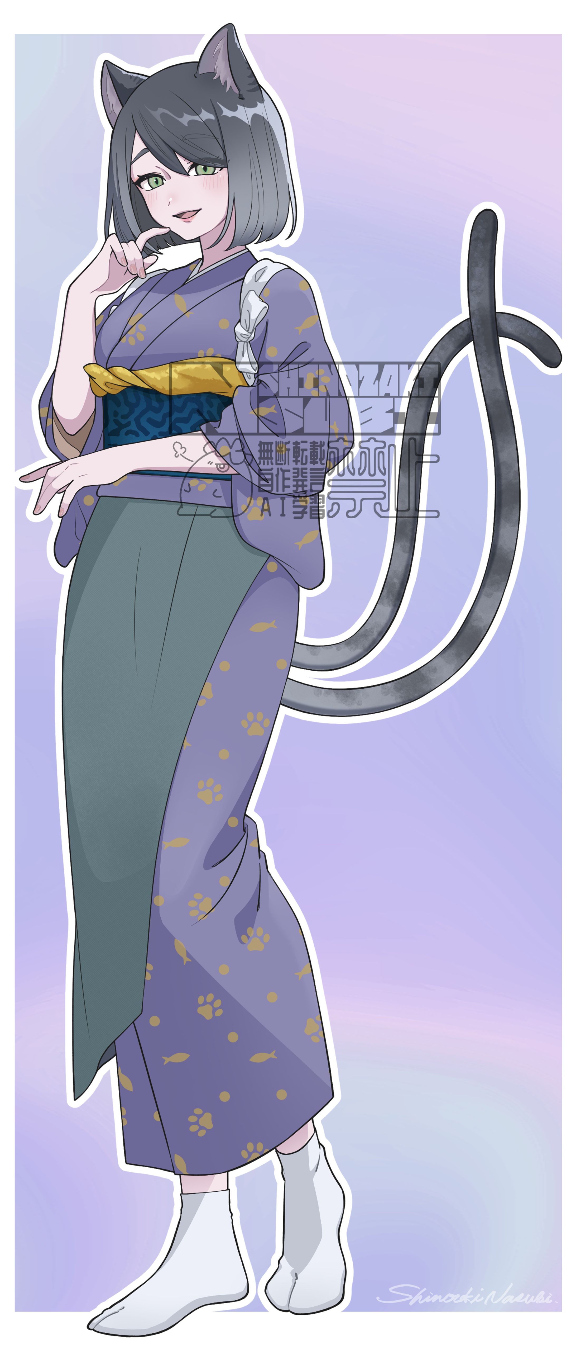 [TRPG立ち絵]猫又-1