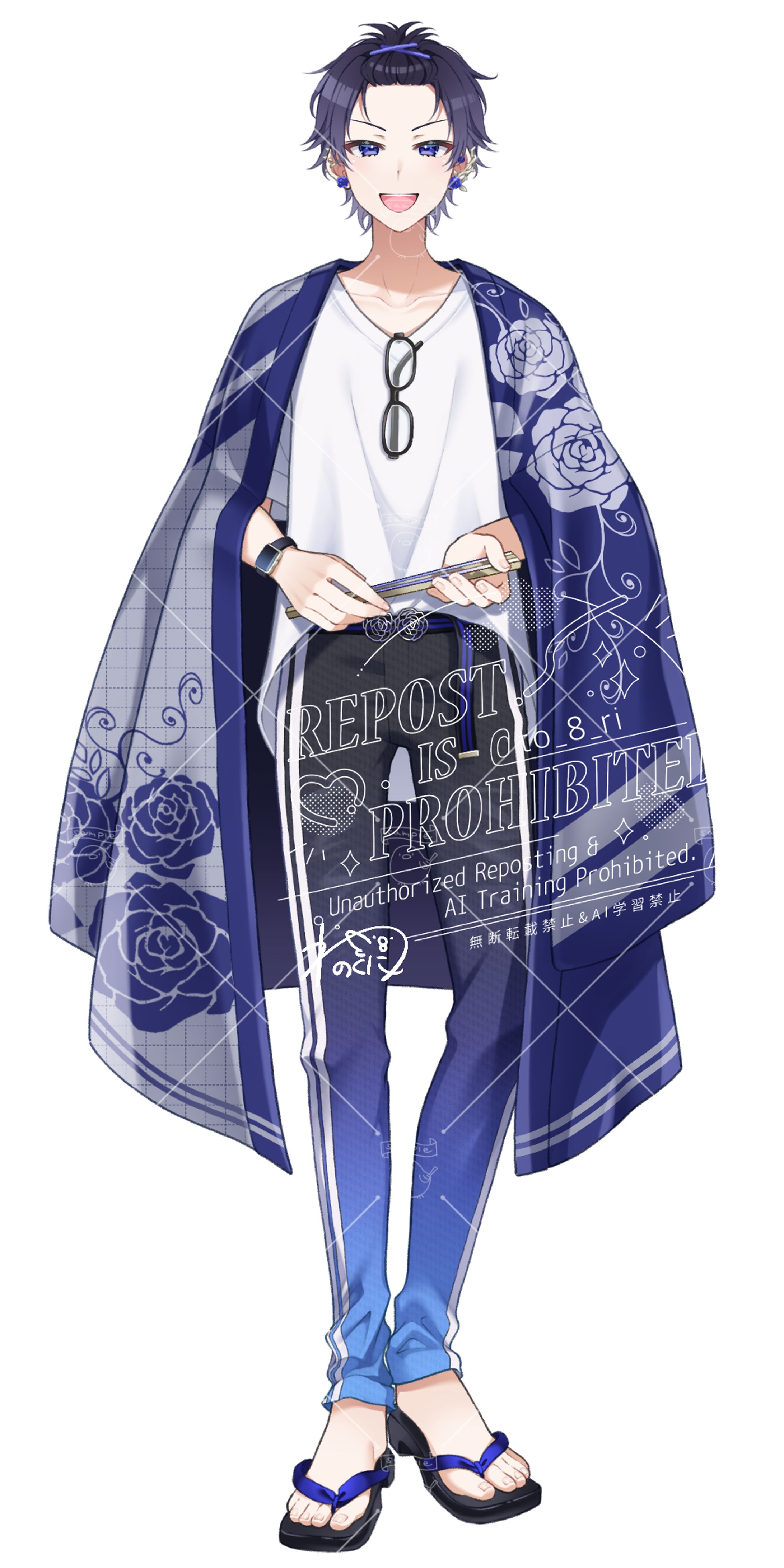 【works】花城流凛様【立ち絵】-1