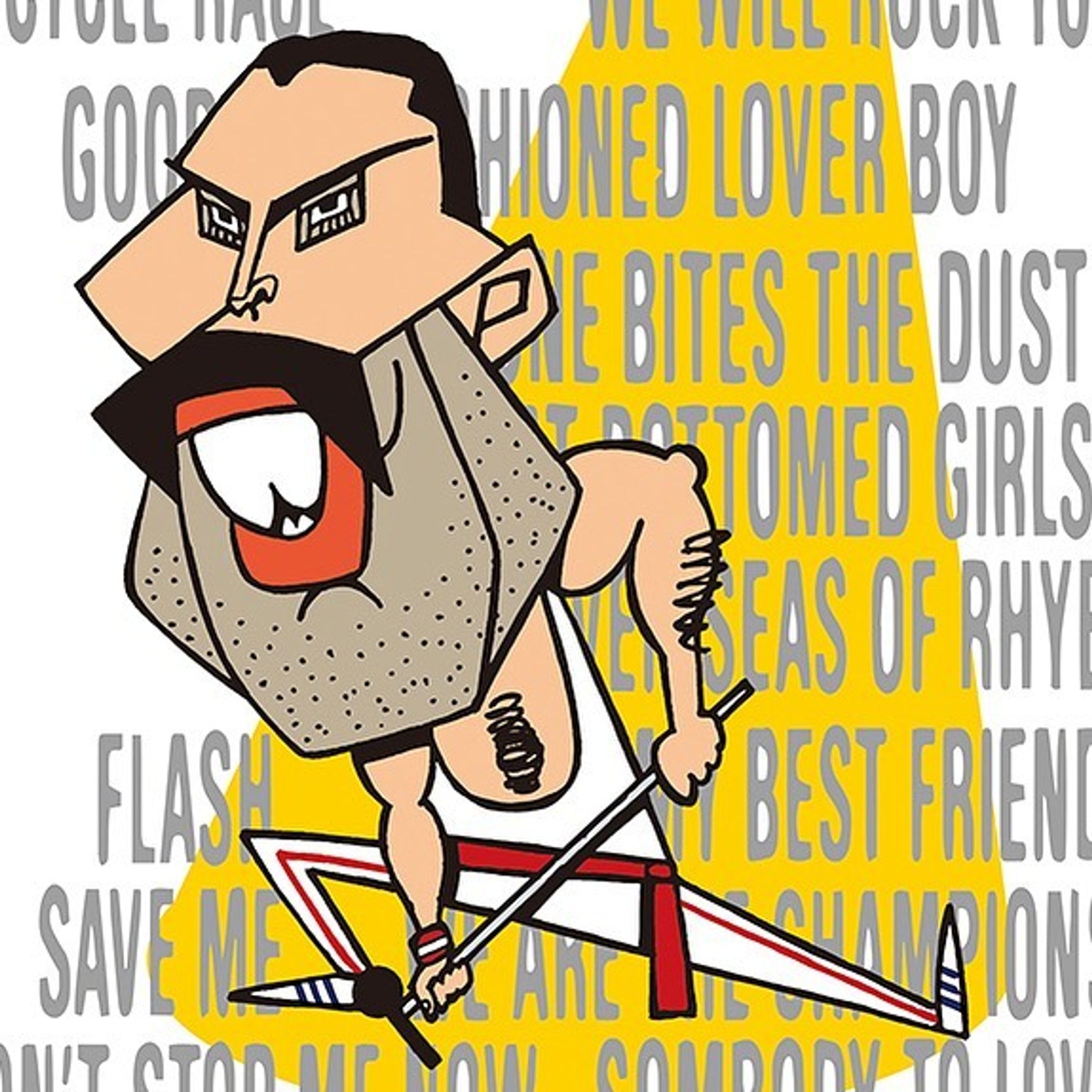 生きてれば76歳なのかぁ、、
#HappyBirthdayFreddieMercury 
#FreddieMercury
#フレディ・マーキュリー
 #イラスト #illustration #tokyo #queen-1