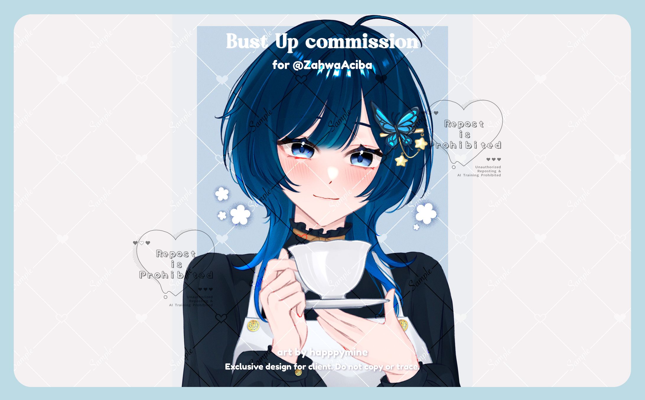 Bust Up Illustration-1