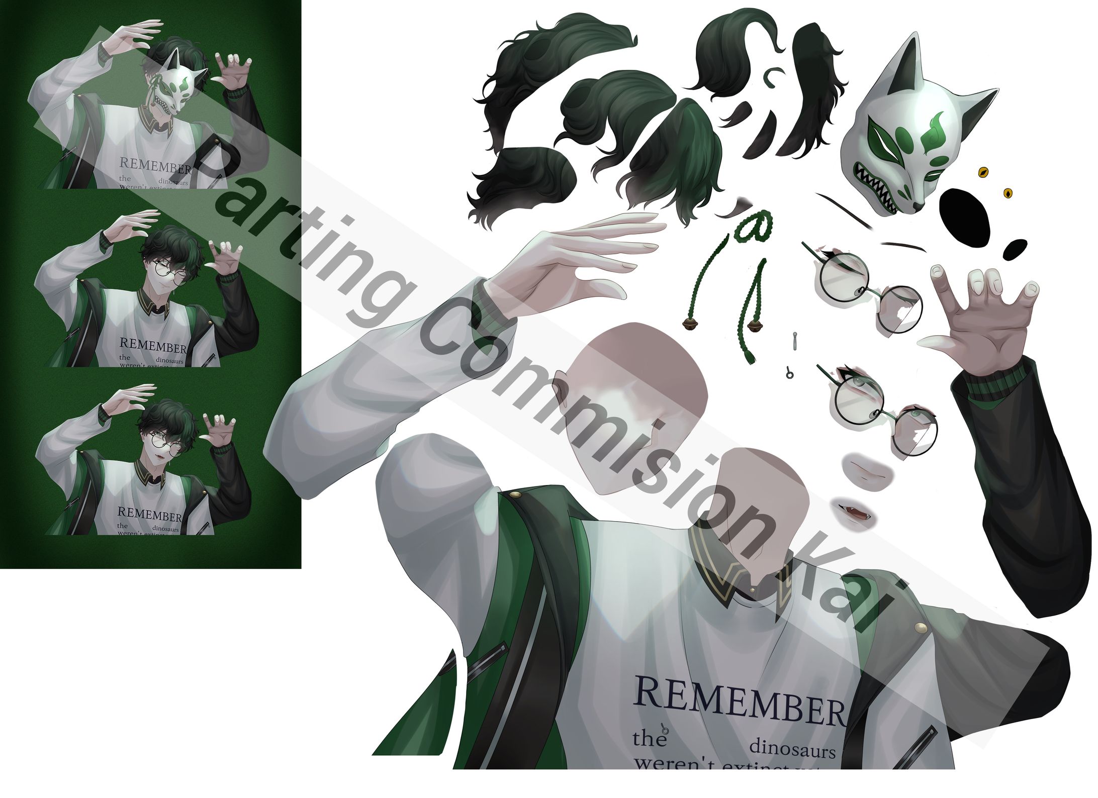 Bust Up Parting/Cutting Commission-1