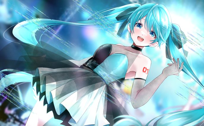 初音ミクカラオケ背景🎤採用