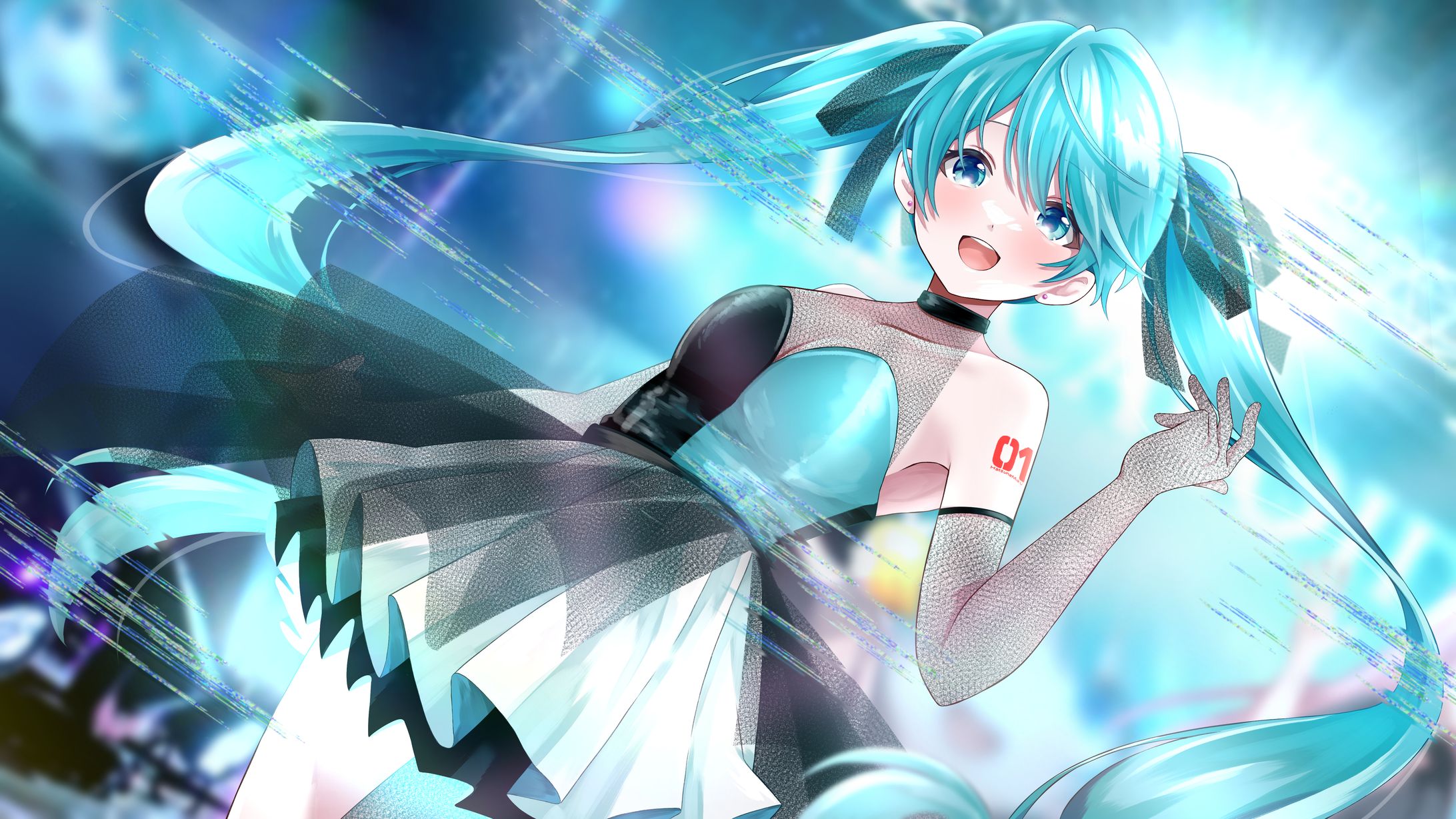 初音ミクカラオケ背景🎤採用-1