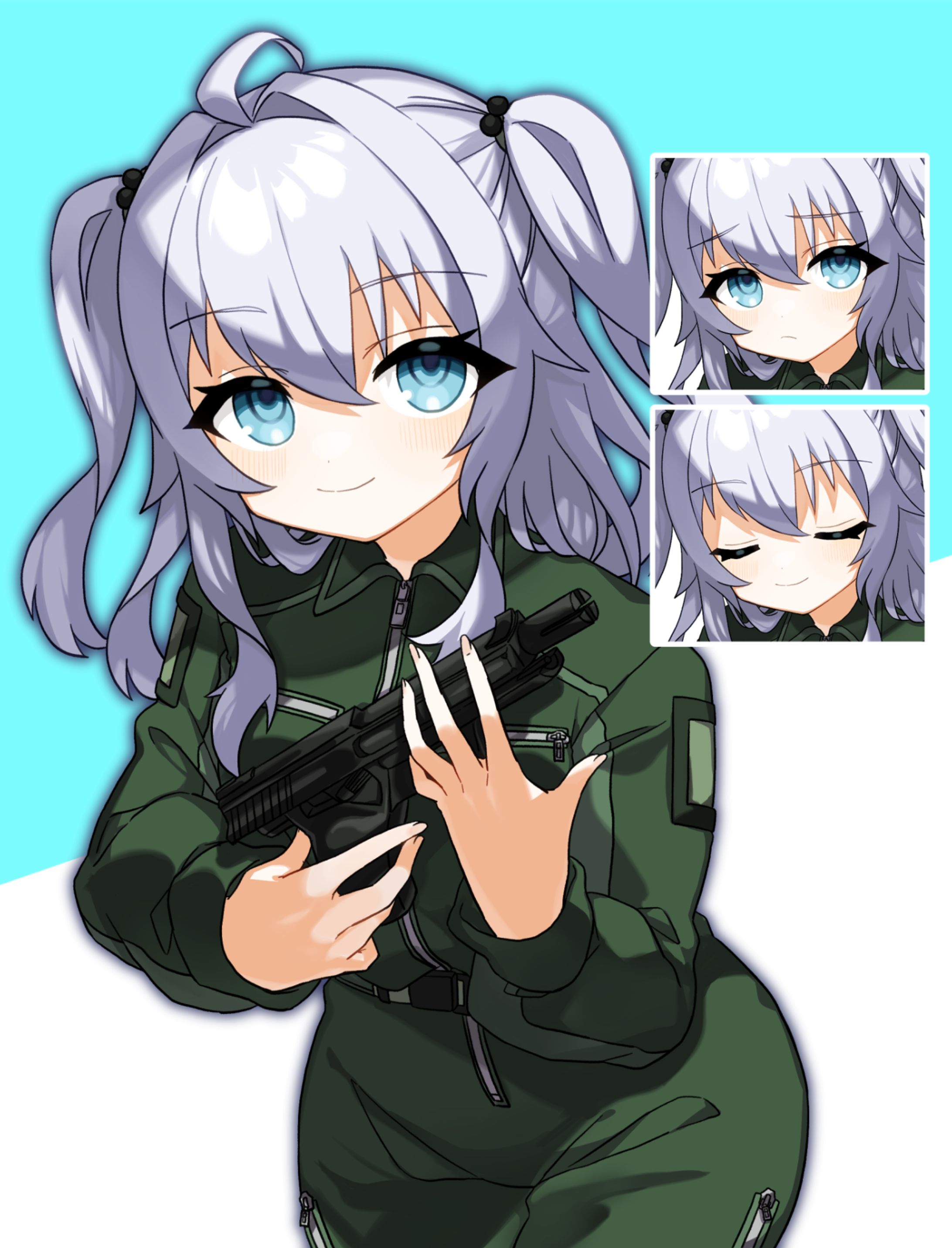 個人依頼　美那海凛花さん配信用イラスト-1