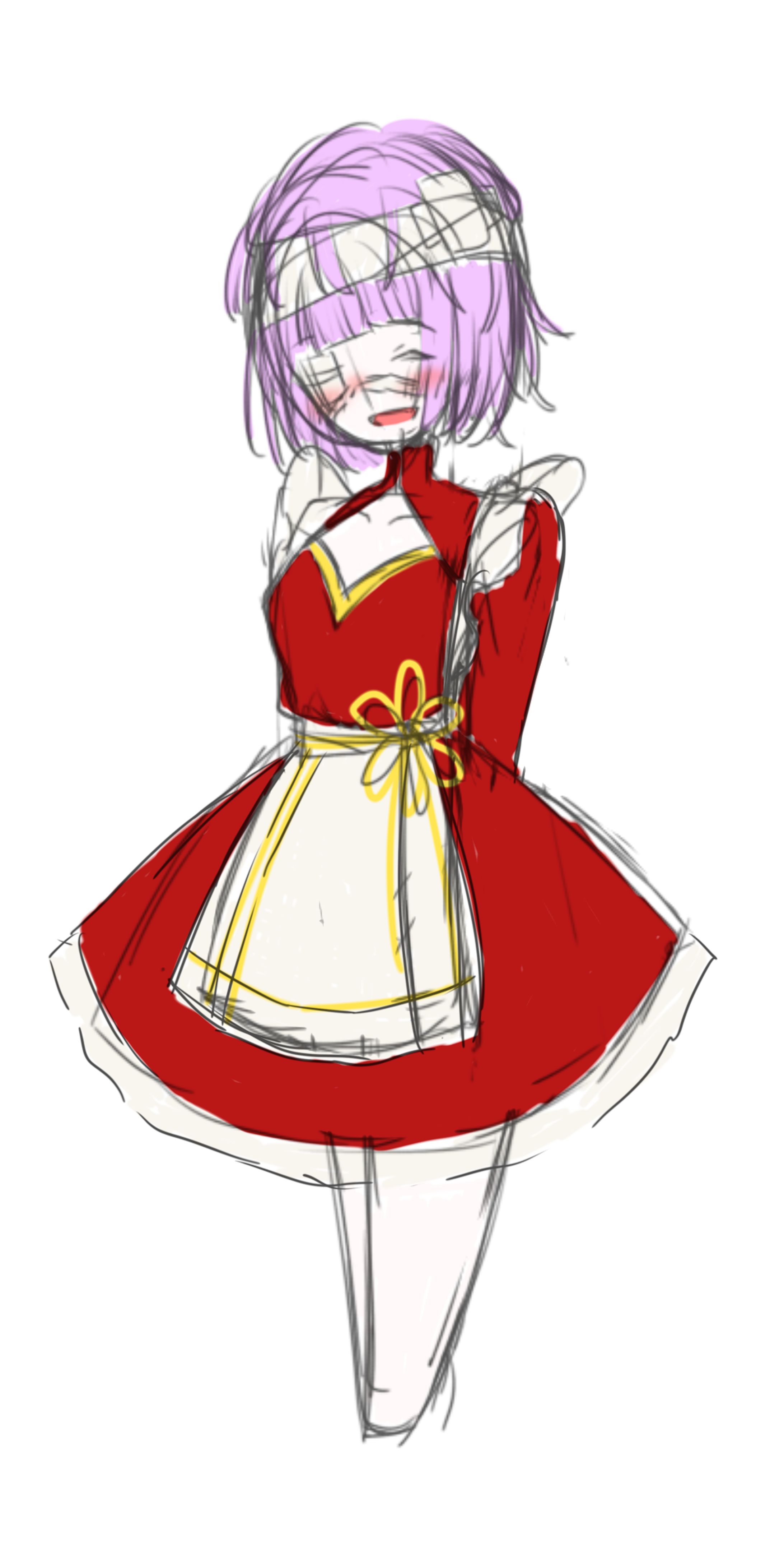 卯咲もふのイラスト(居待月)-1