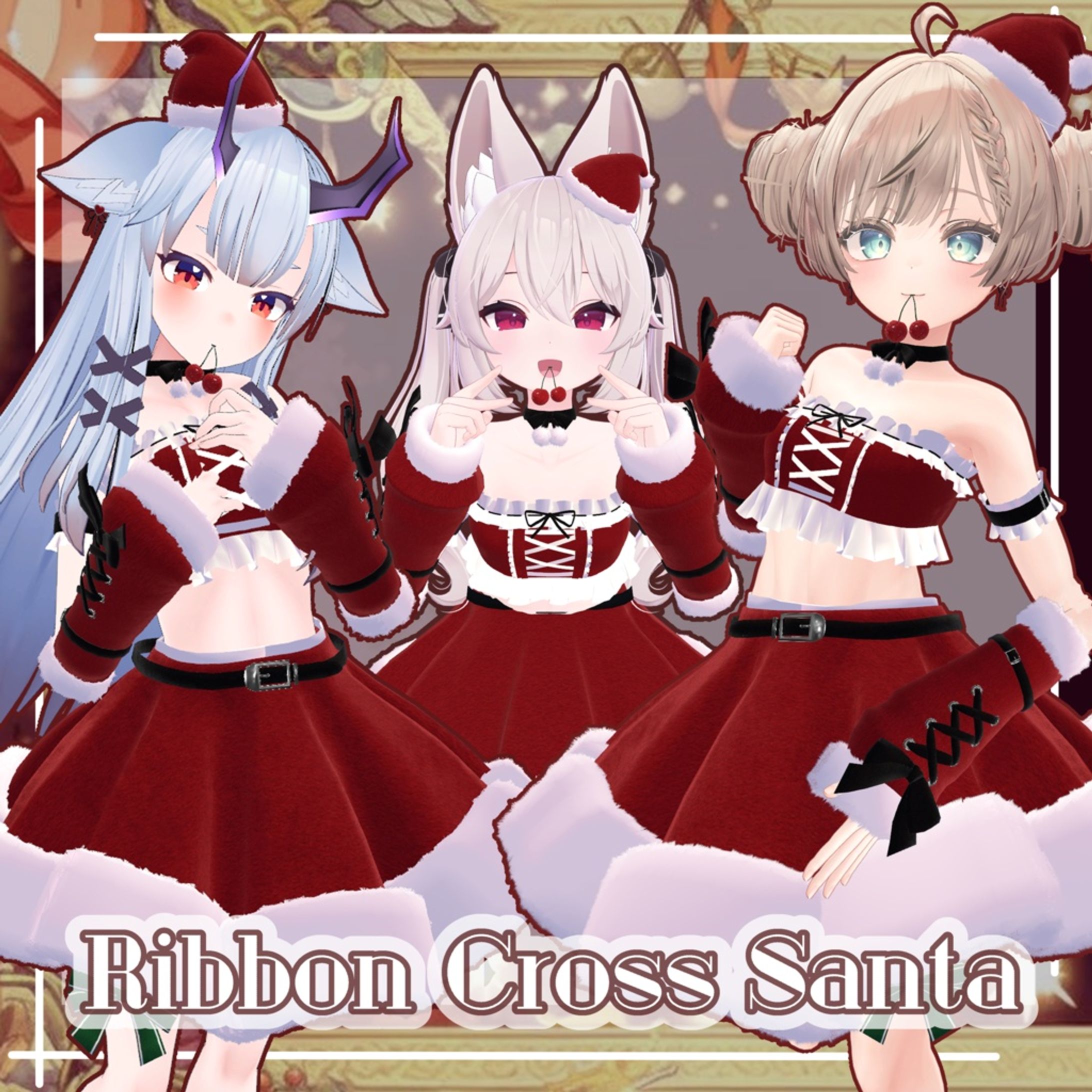 RibbonCrossSanta-1