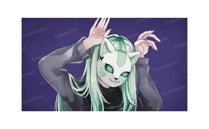 歌ってみたイラスト/天霧 翠乃。様