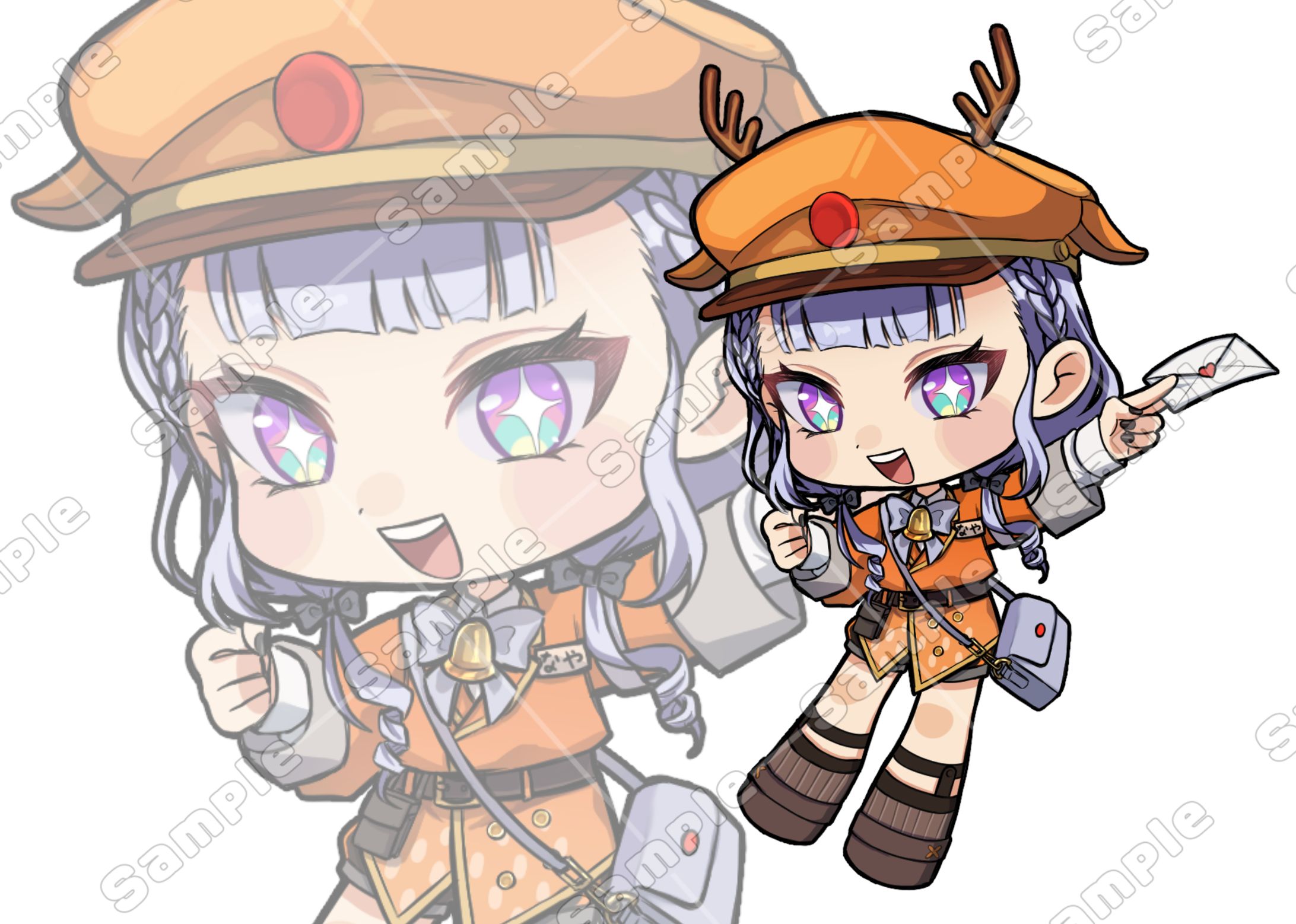 納谷めぃる様　ミニキャラ制作-1