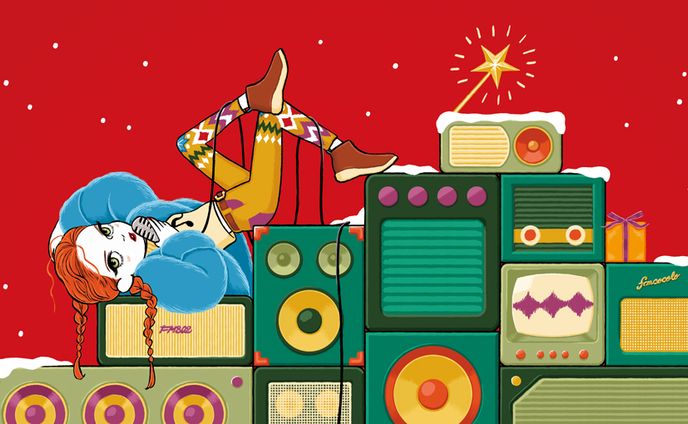digmeout 2019年 アートカレンダー 12月ページビジュアル