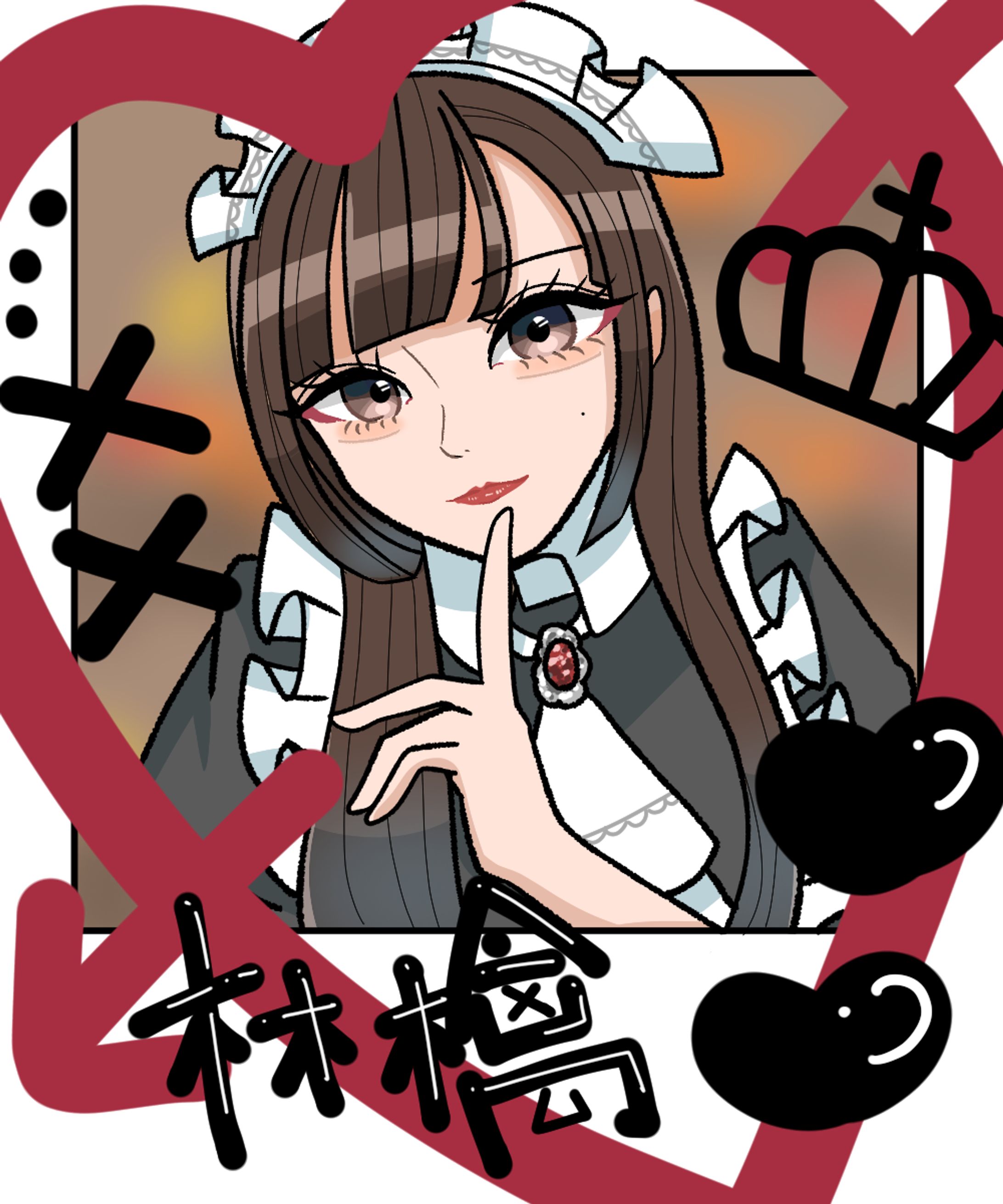 おれのメイド。様　所属メイドイラストデザイン-1