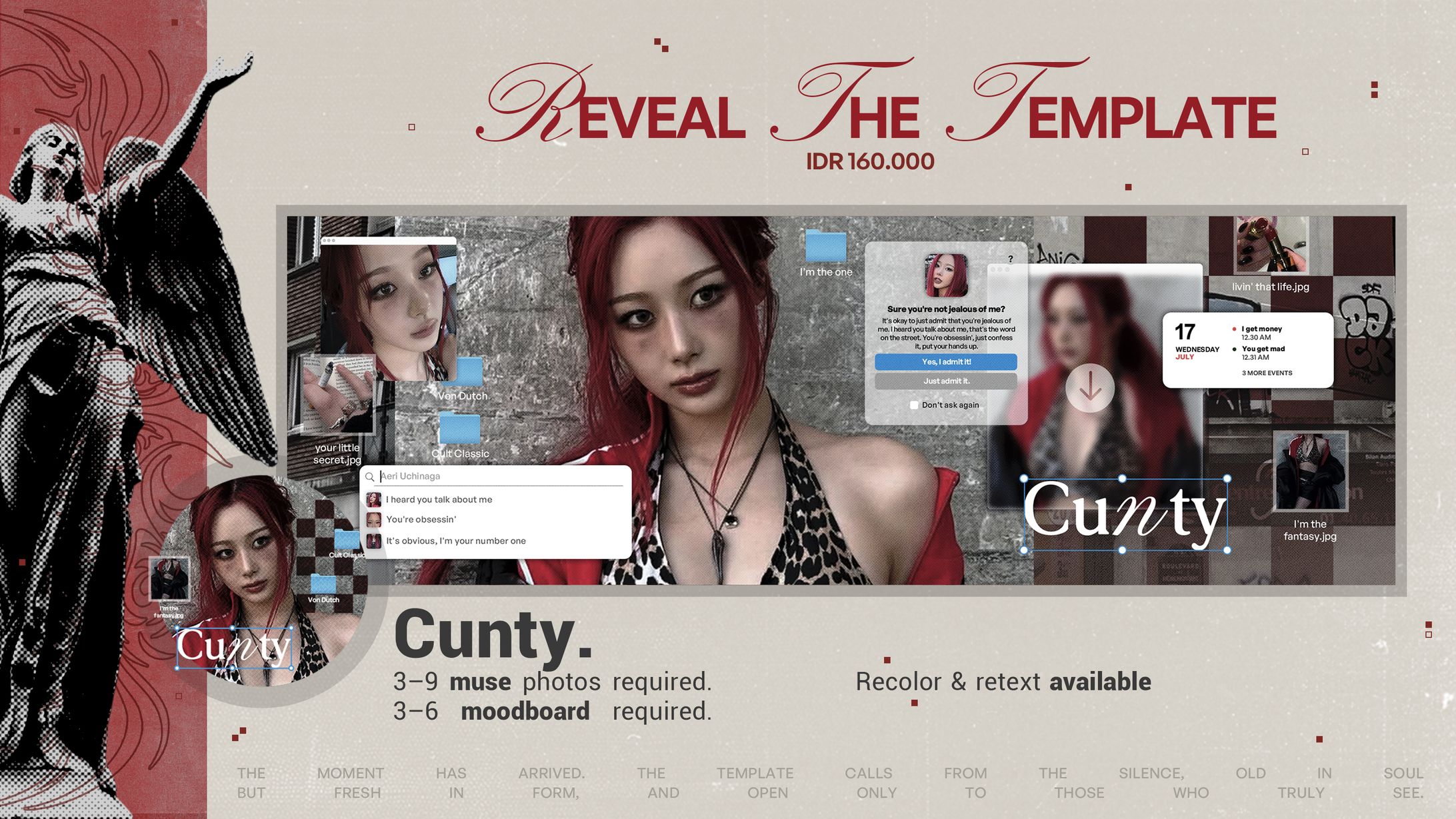 Template Layout: Cunty Series.-1