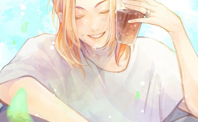 .
 
 
暑い夏の日...🌿🫧
　
　
ひんやり冷えた飲み物が美味しい季節ですね🥤🧊

　
　

#illustration #illustgram #イラスト #illust #絵 #デジタルアート #art #その瞬間に物語を  #創作 #オリジナルイラスト  #淡い色合いが好き　#光 #期待 #笑顔 #優しい　#ホッとする瞬間　#今この瞬間　#光に乗せた私の思い
#Procreate #boy
#アイスコーヒー #コーヒー 
#ドリンク #夏の日 #日差し #汗