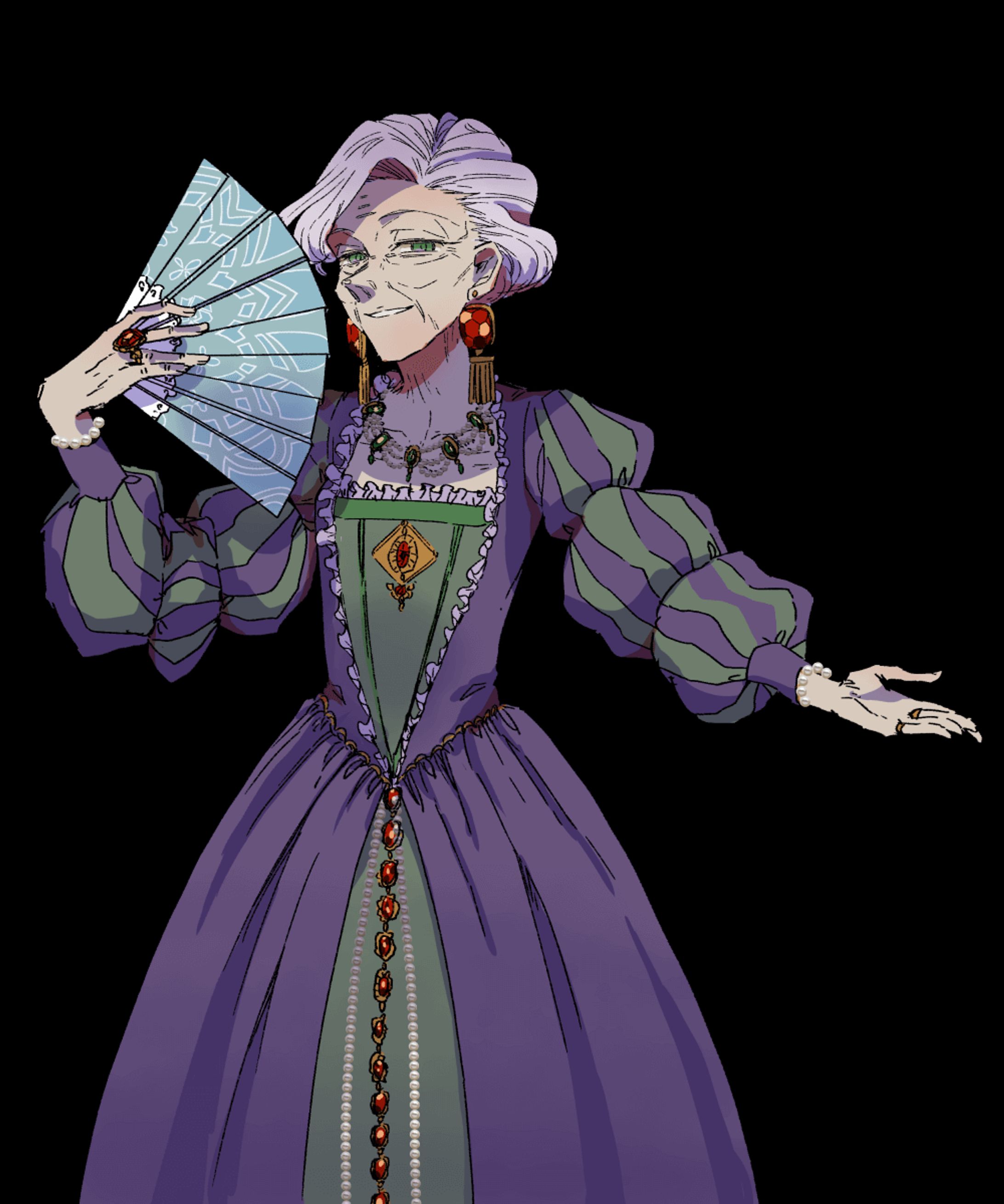 ゲーム立ち絵/年配女性-1