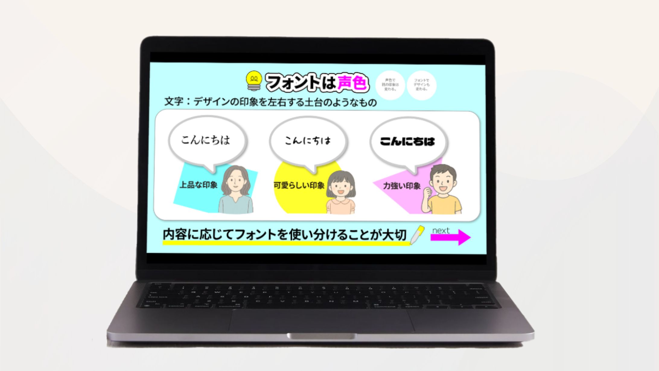【SNS図解】フォントの使い方-1