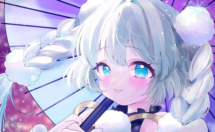 IRIAMライバー様　肩上一枚絵