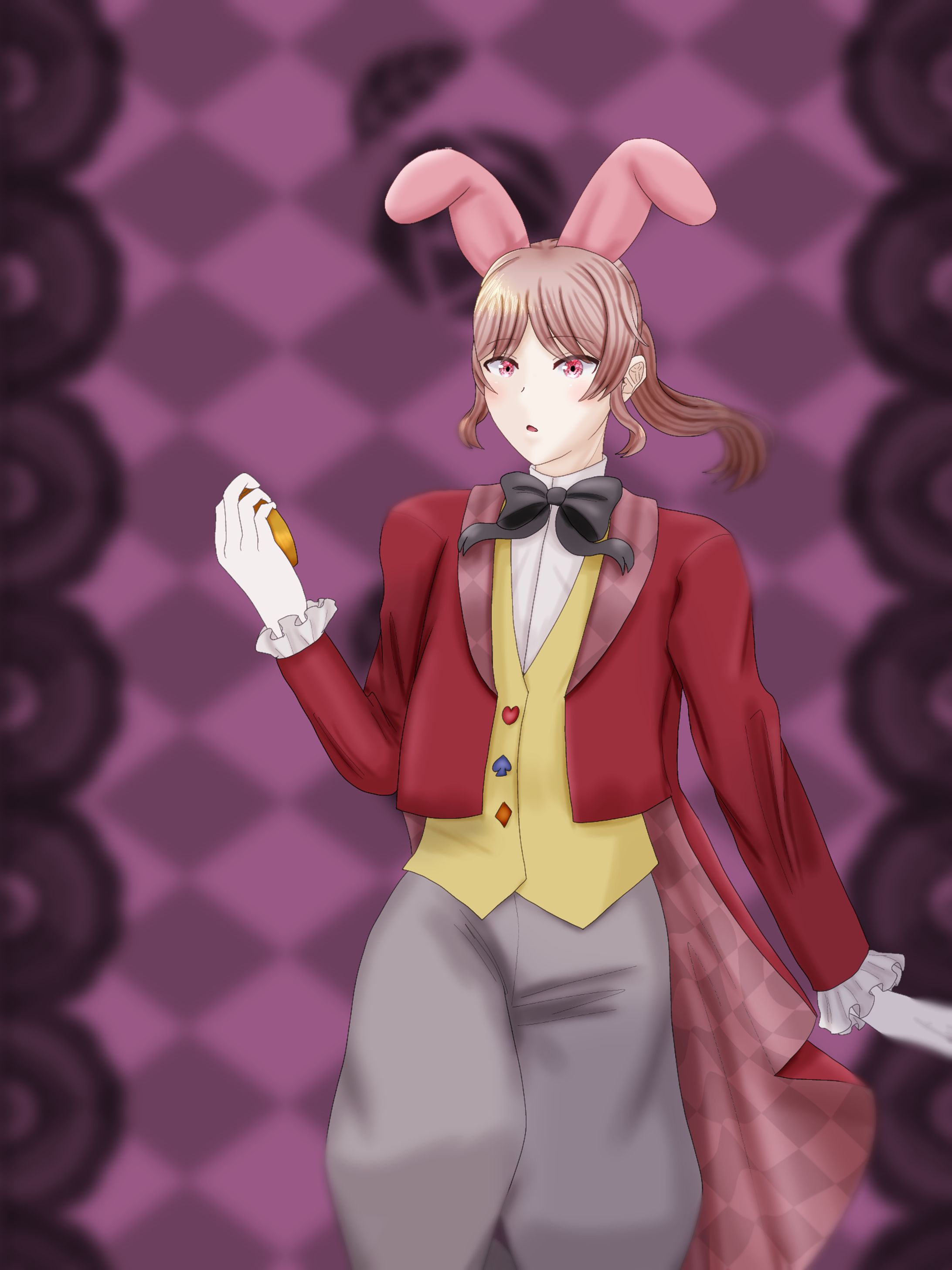 ハロウィンイラスト(自探索者  時計ウサギ)-1