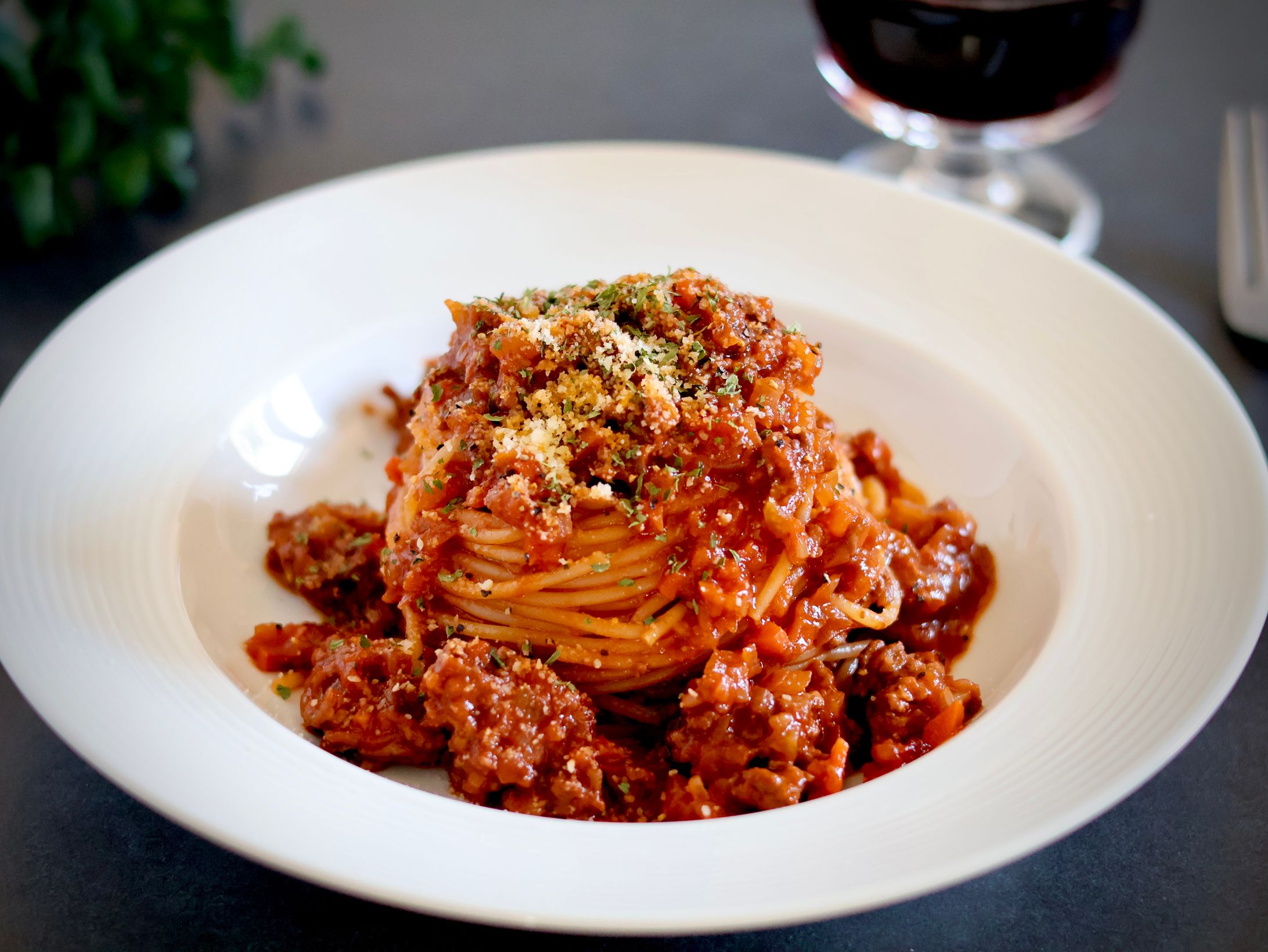 燻製ボロネーゼパスタ-1