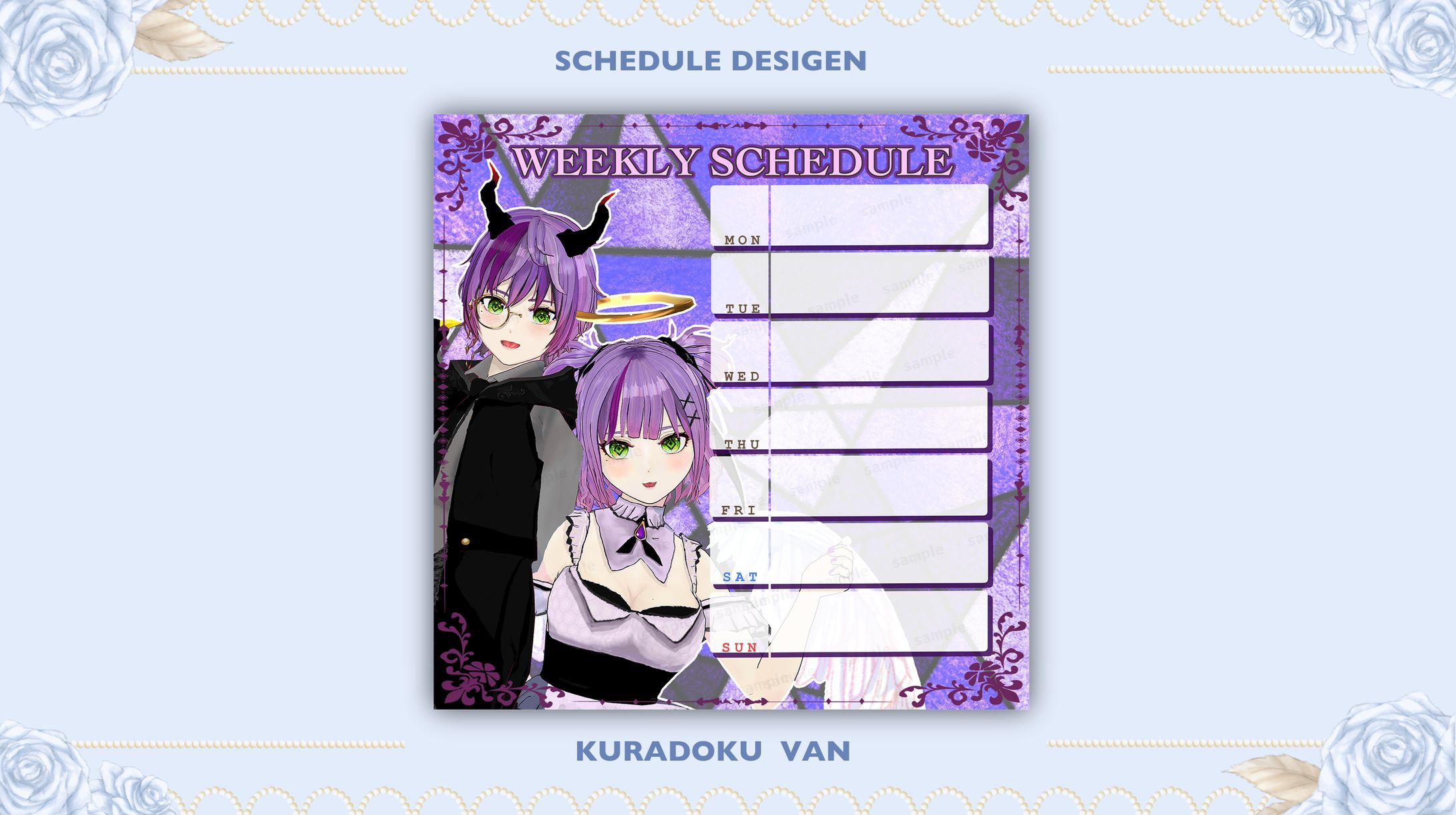  【ｽｹｼﾞｭｰﾙ表】ihari様-1