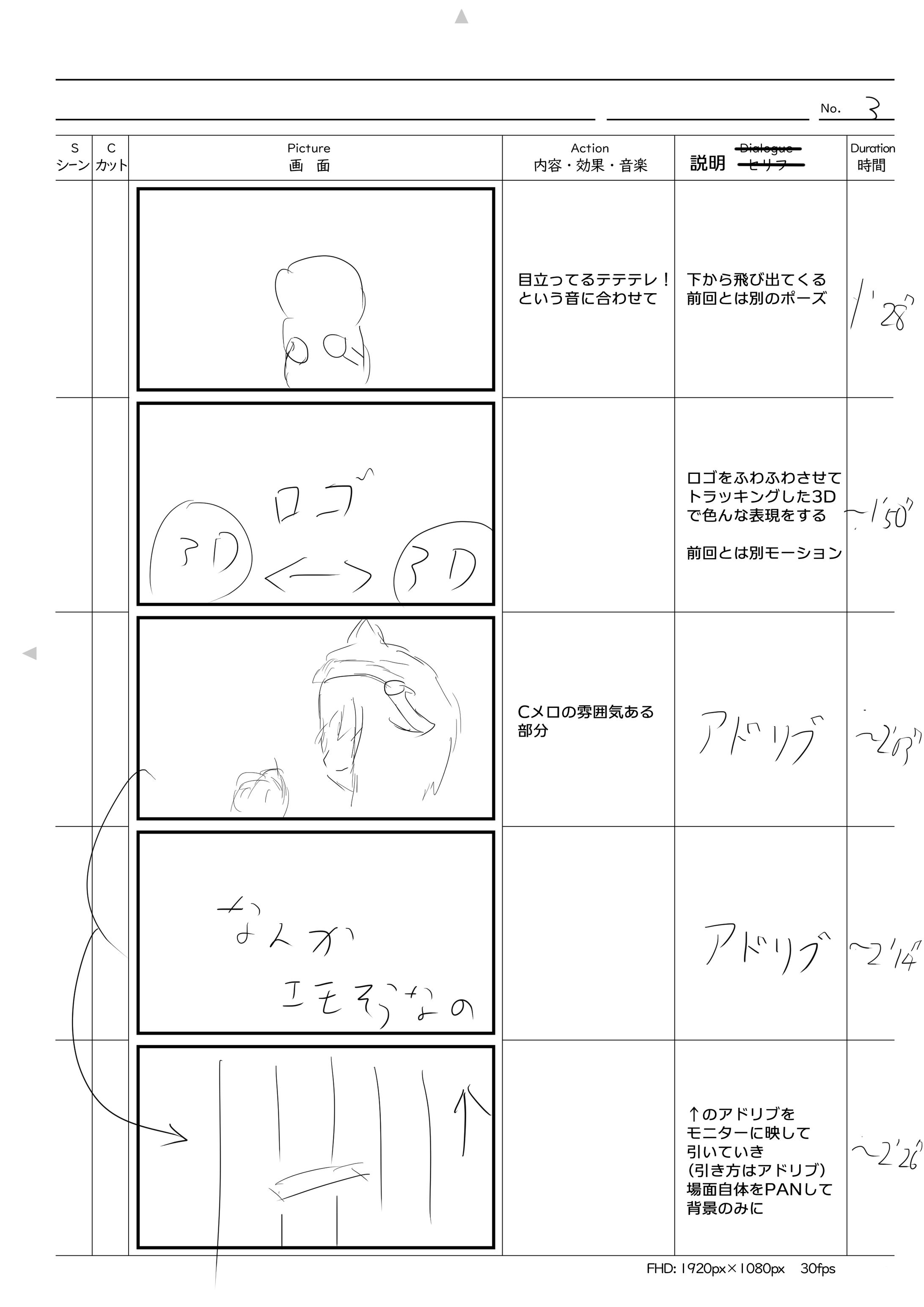 ▲絵コンテ_3ページ目