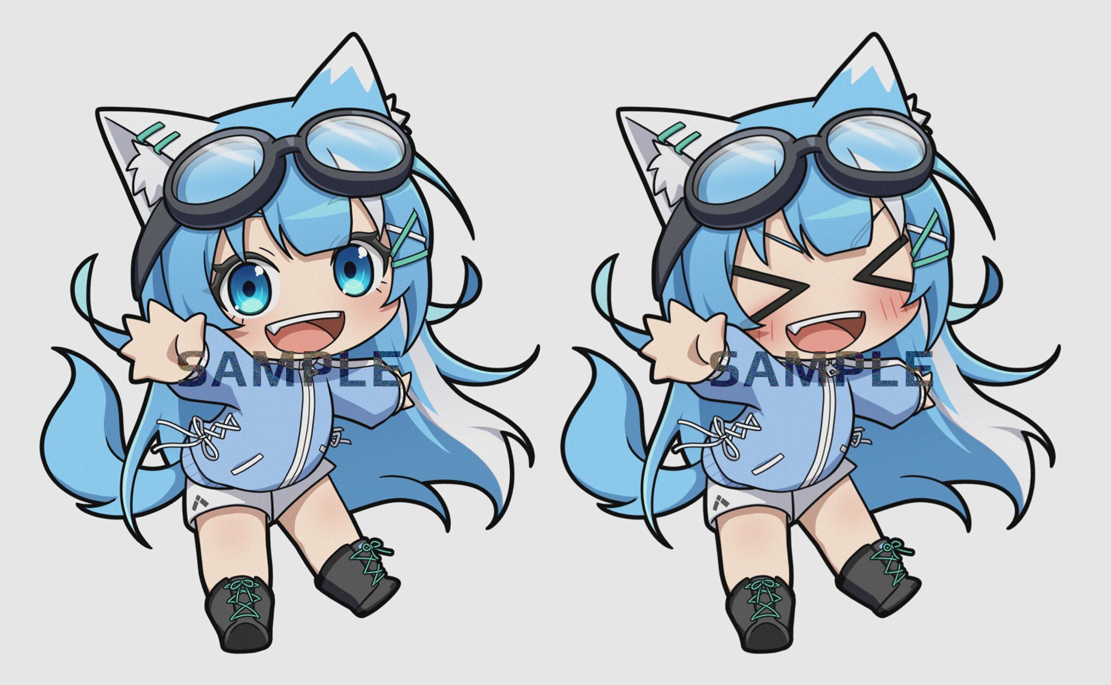 【ミニキャラ】グッズ用イラスト｜みつば様-1