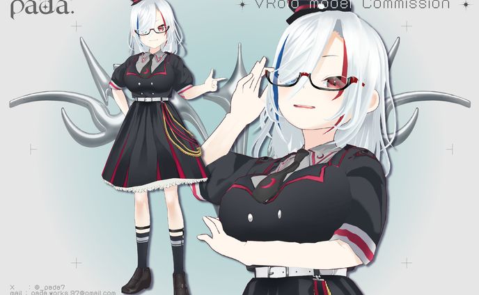 3d model、vroidモデリング