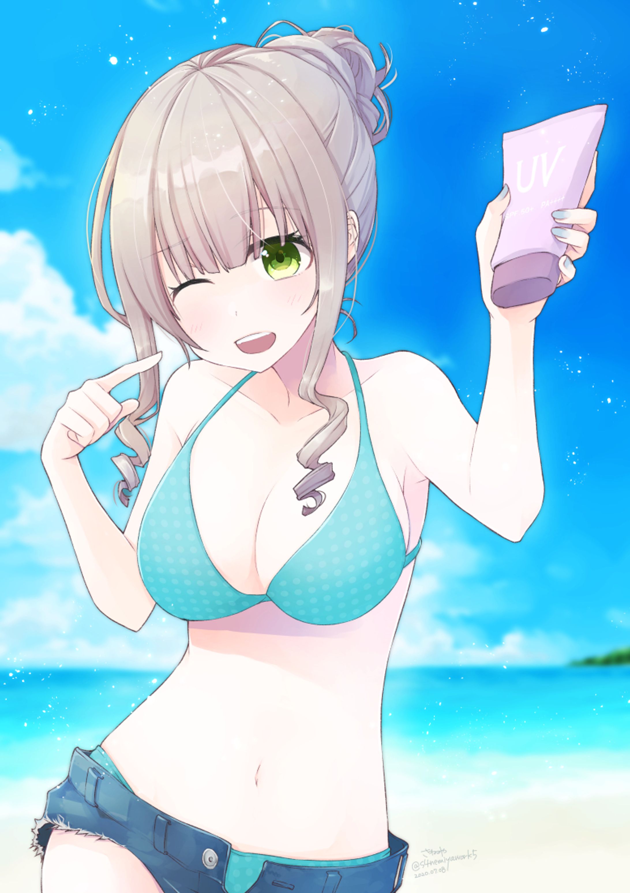 水着の女の子-1