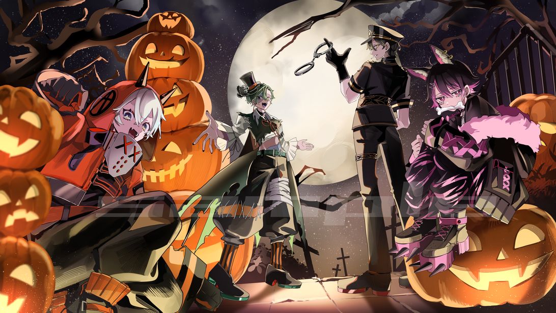 オレ達の遊ビバ！様「Mrs.Pumpkinの滑稽な夢」歌ってみたイラスト