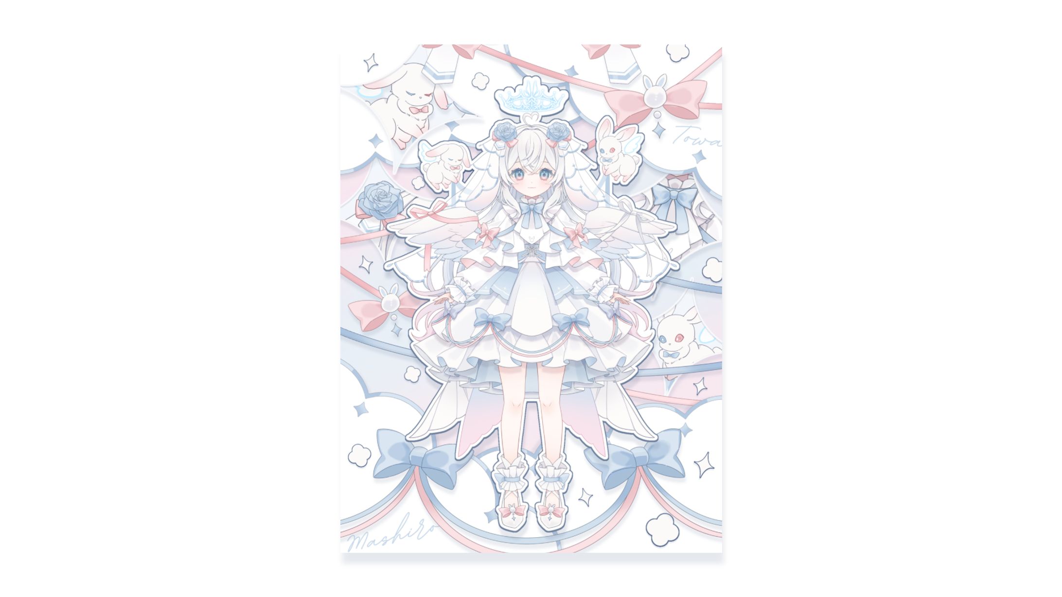 【 真白 兎羽 様 】立ち絵画像-1