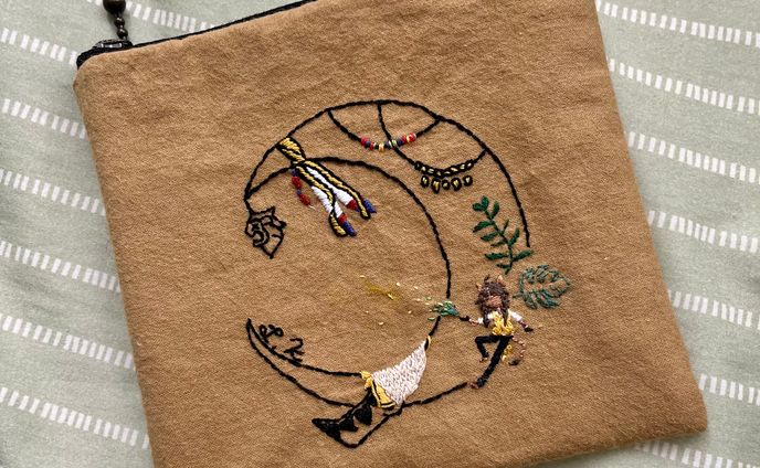 二次創作刺繍