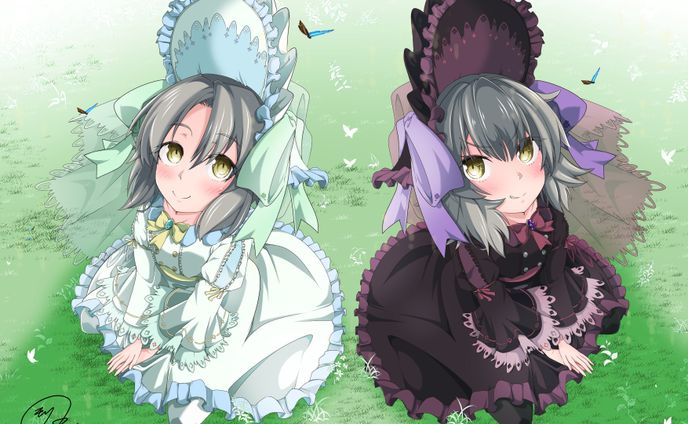 一枚絵関連、背景描き込み