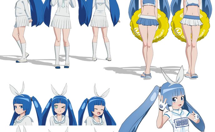 二パ子ちゃんモデル