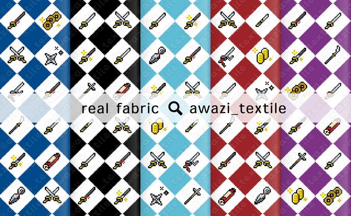 日本の武器のピクセルアート