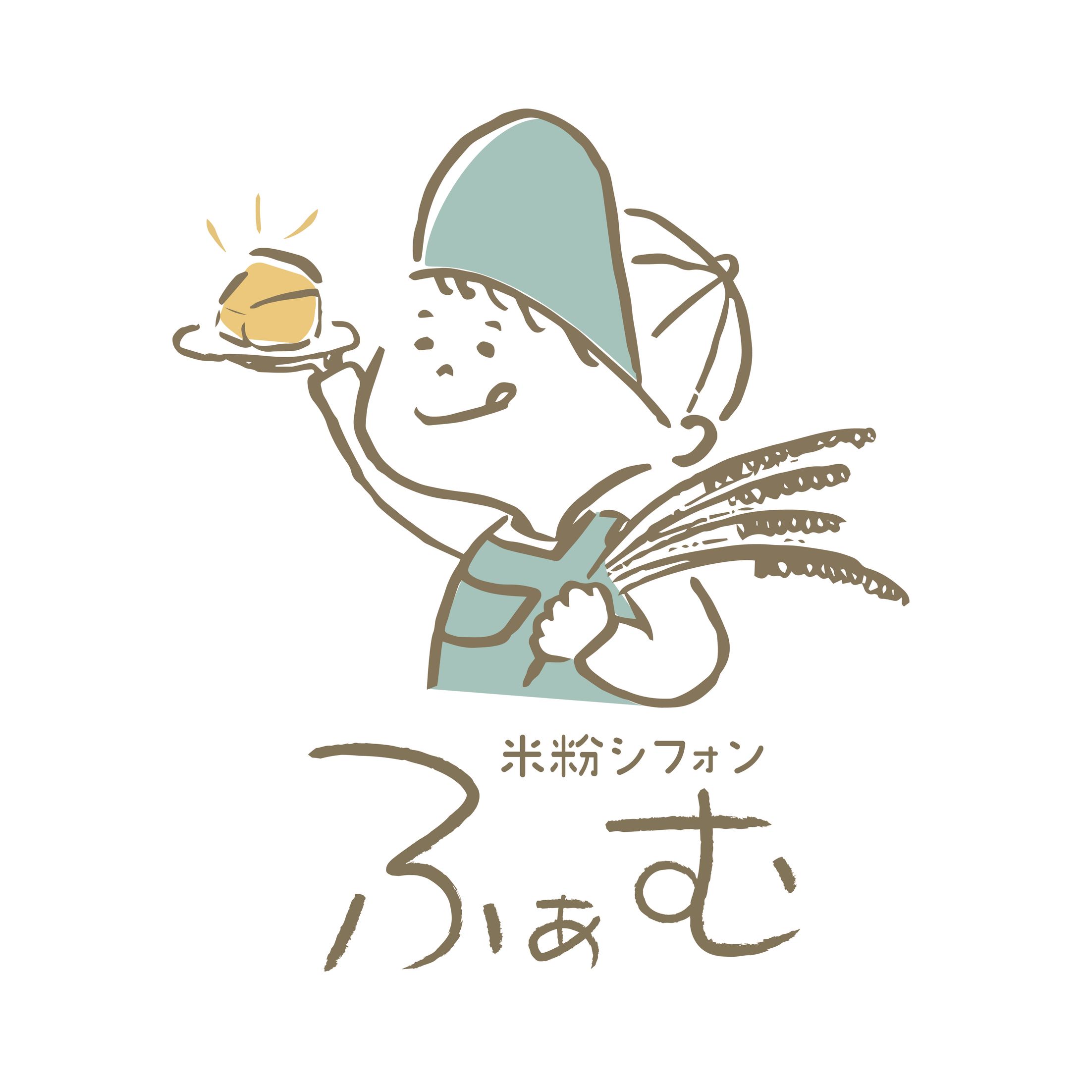 米粉シフォン ふぁむ様イラストロゴ-1