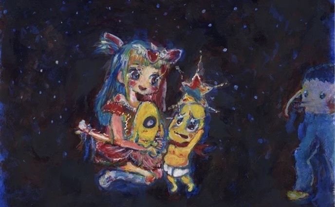 プリフラン、ピーナッツくん星のたび（ファンアート）