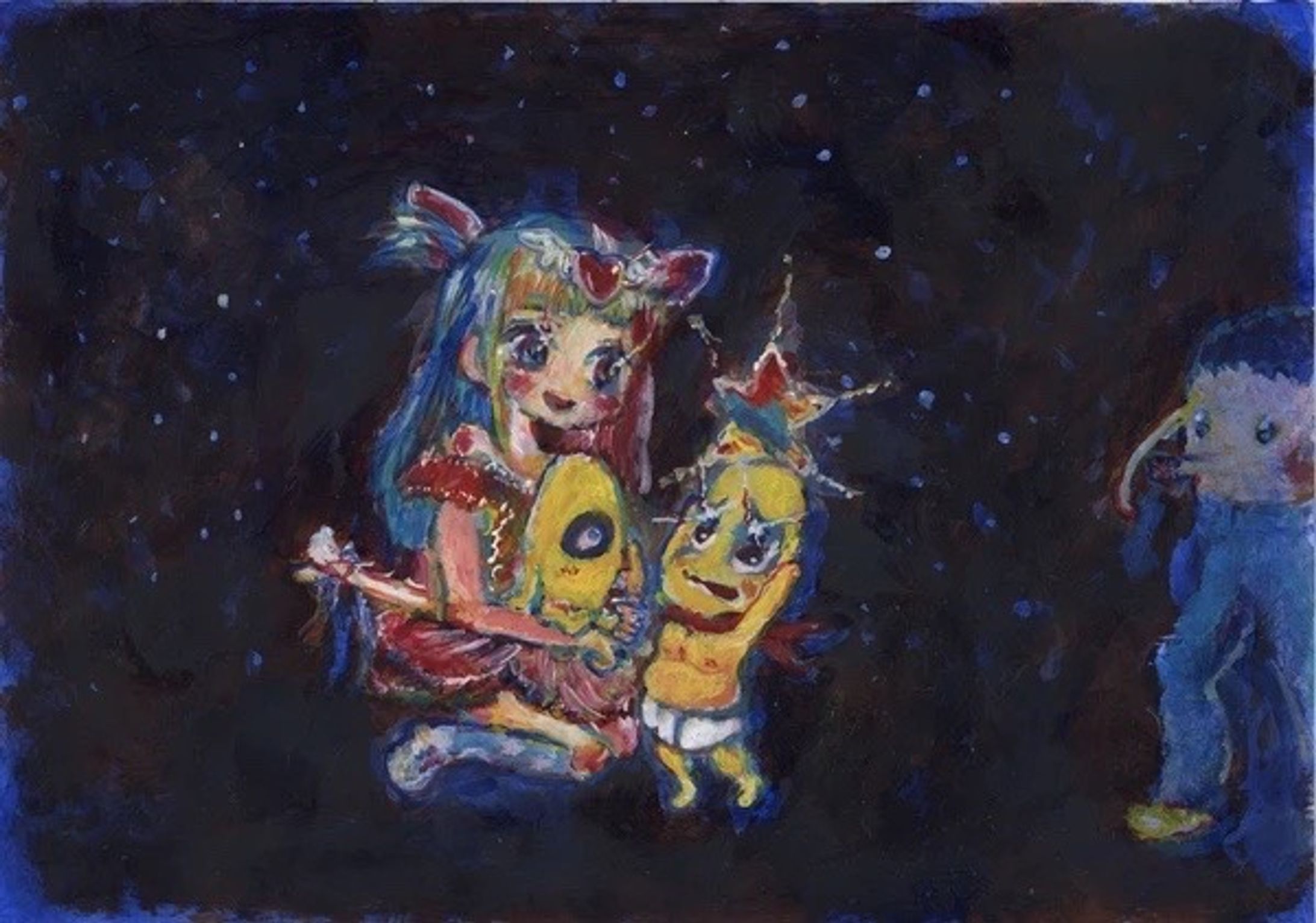 プリフラン、ピーナッツくん星のたび（ファンアート）-1