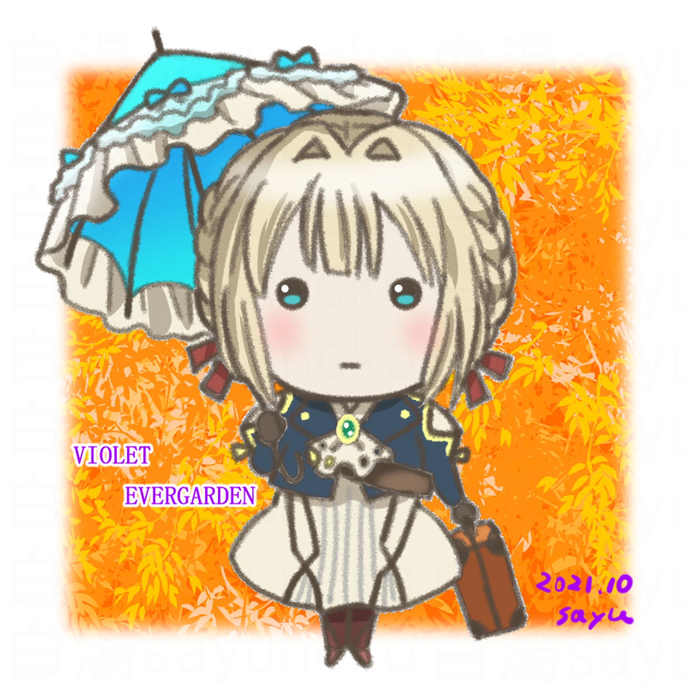 ミニキャラ参考　ヴァイオレットエヴァーガーデン-1