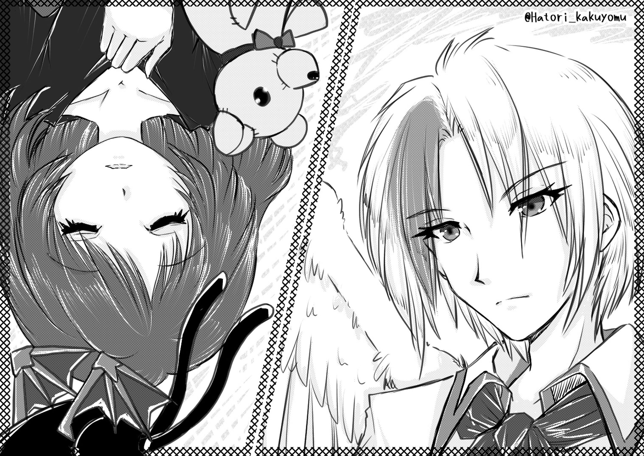 モノクロ・単色絵-1