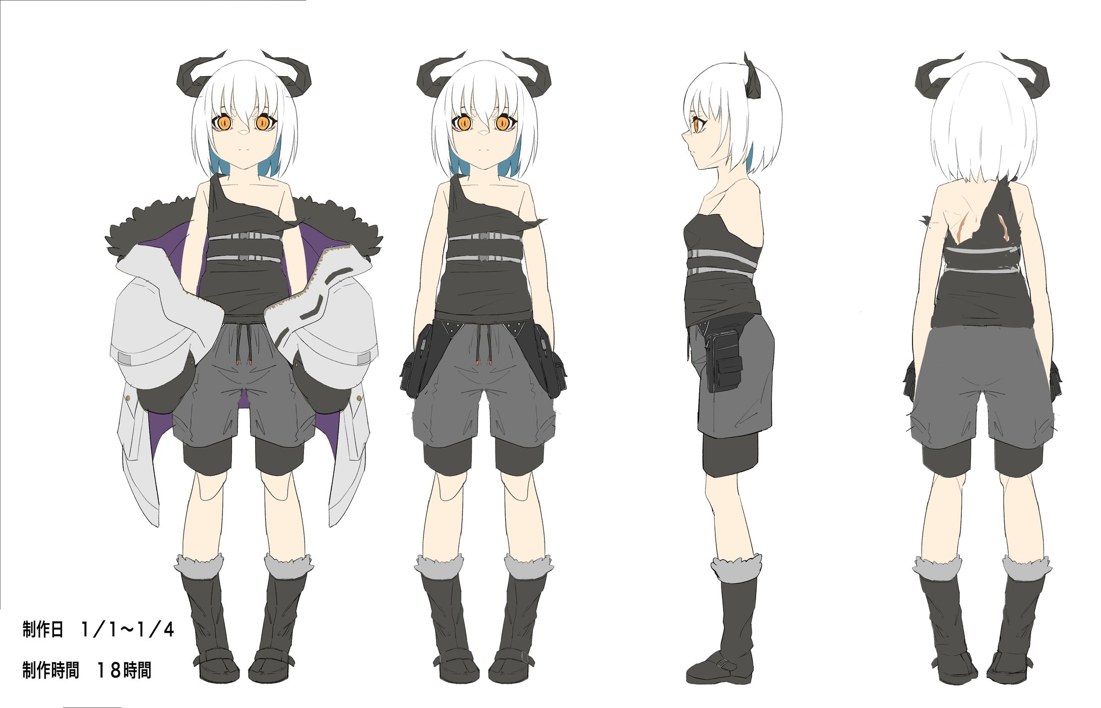 悪魔　３面図-1